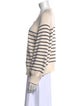 La Maille Sezane Striped Crew Neck Sweater