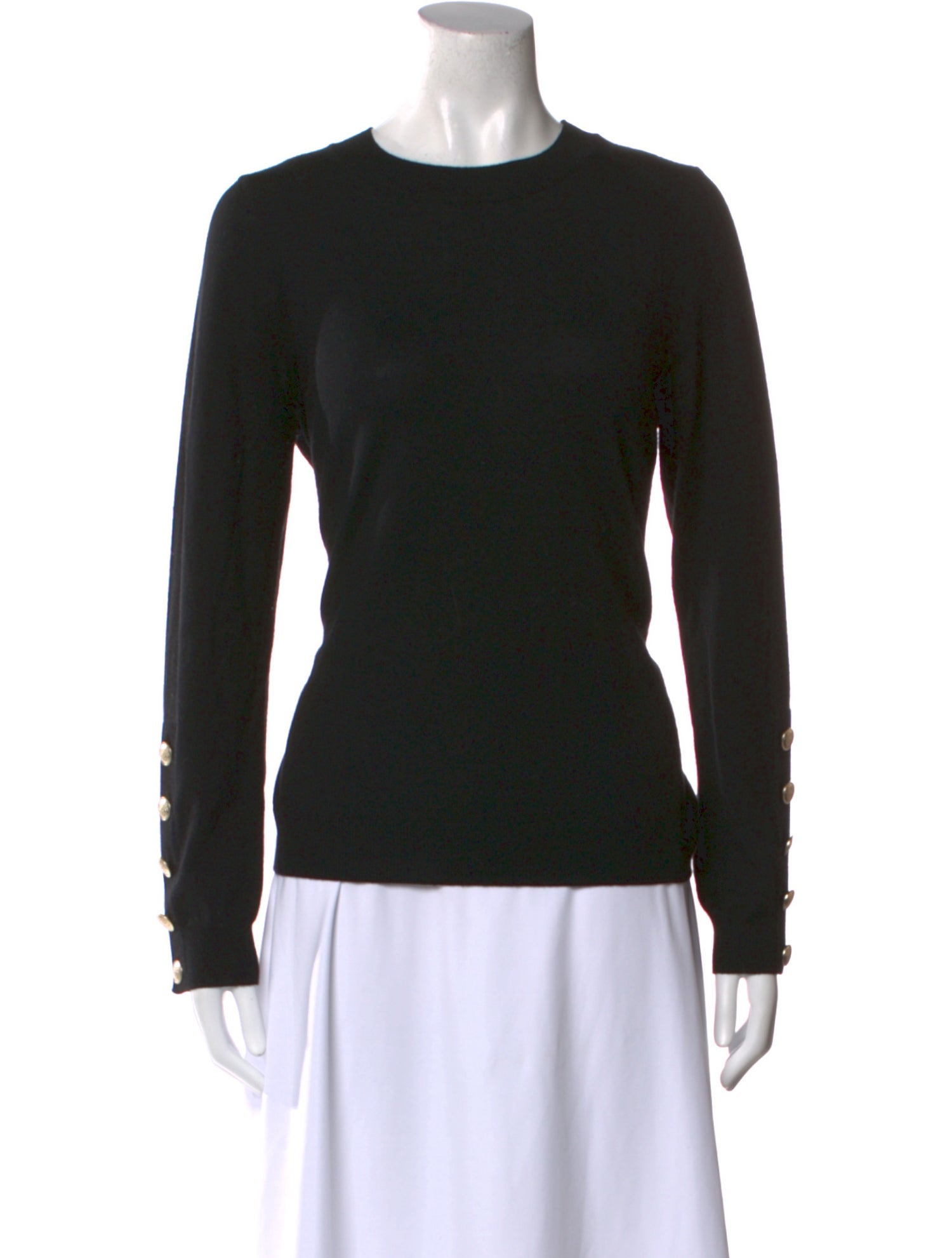 La Maille Sezane Merino Wool Crew Neck Sweater