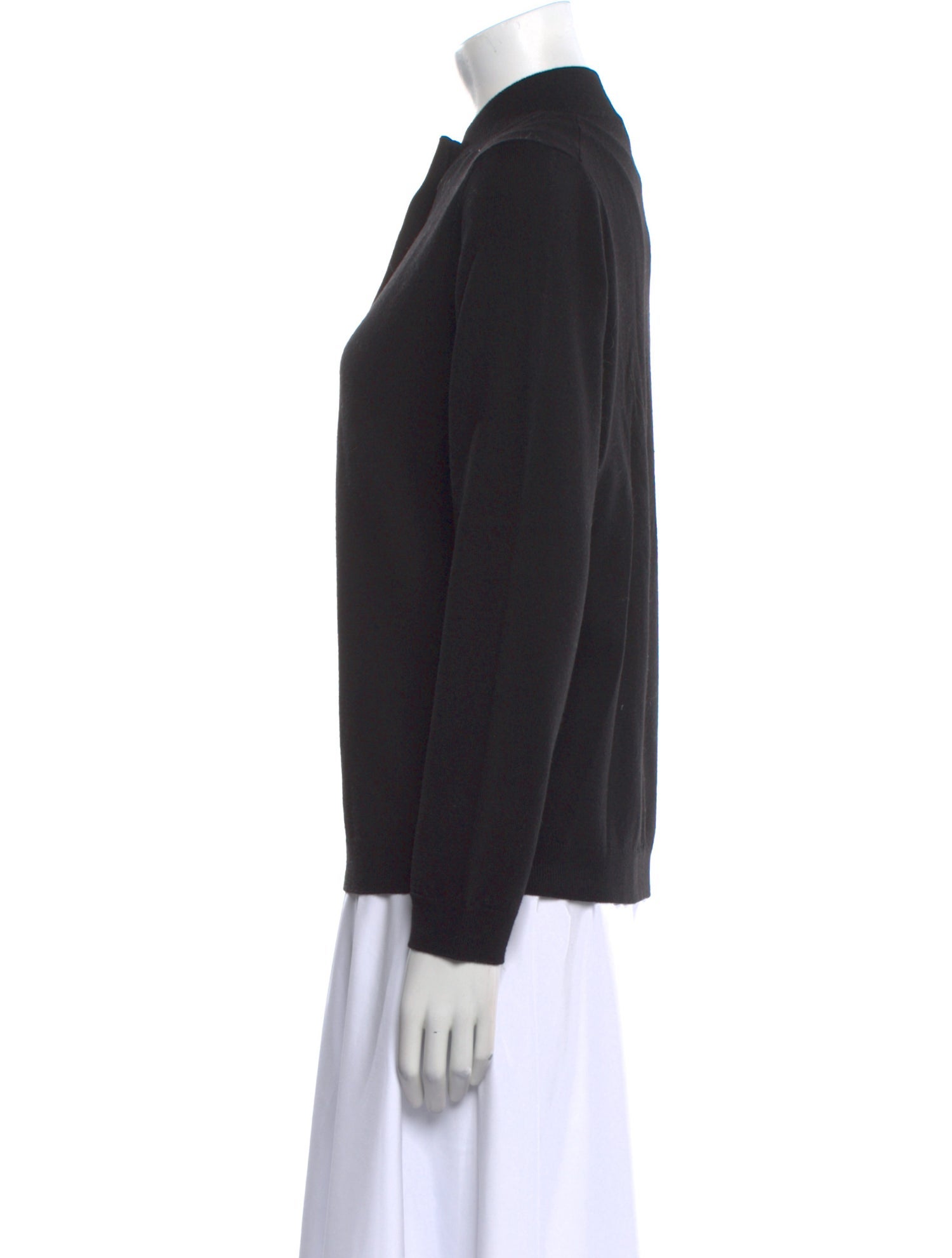 La Maille Sezane Merino Wool Mock Neck Sweater