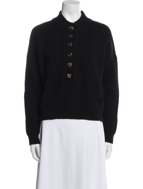 La Maille Sezane Mock Neck Sweater