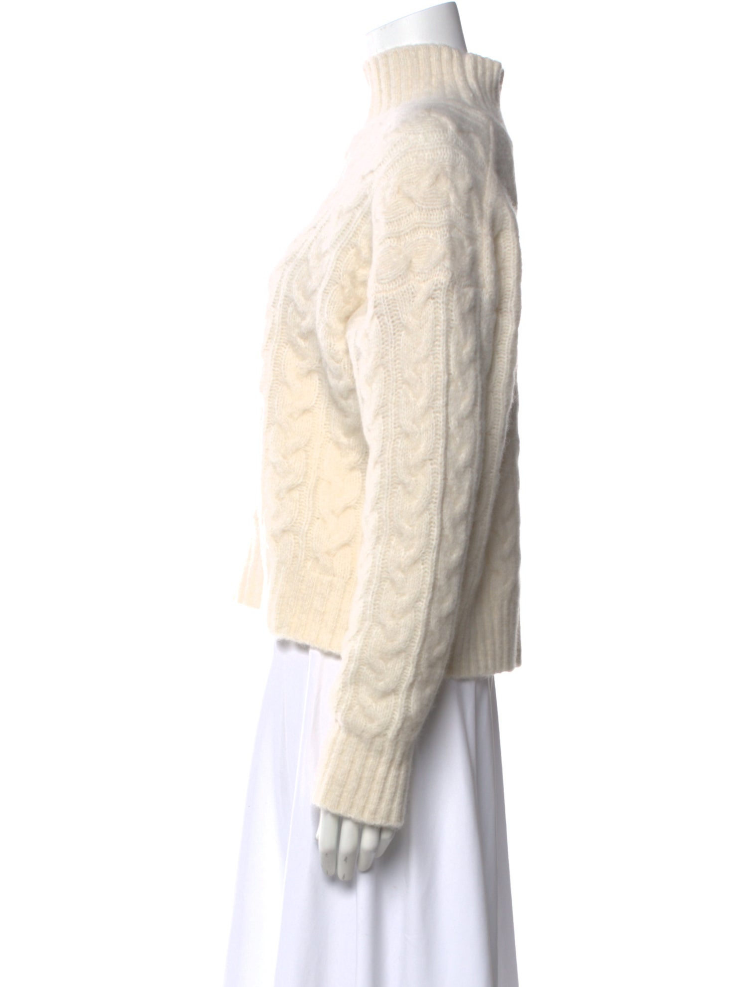 La Maille Sezane Baby Alpaca Turtleneck Sweater