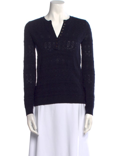 La Maille Sezane Merino Wool V-Neck Sweater