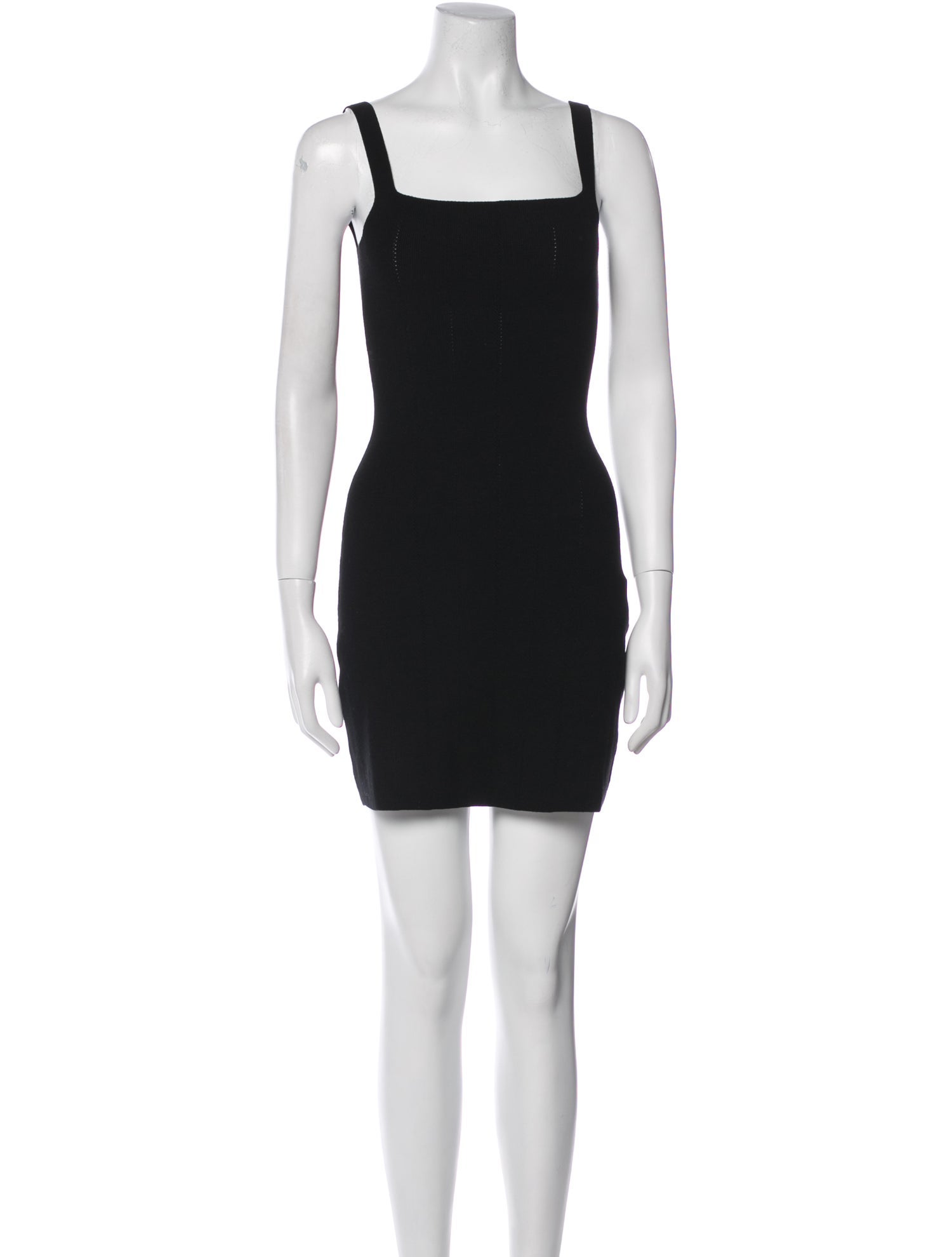 La Maille Sezane Square Neckline Long Dress