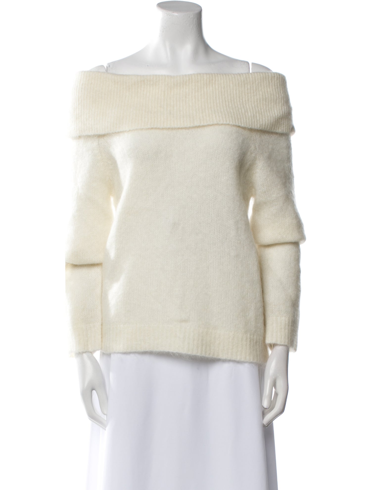 La Maille Sezane Off-The-Shoulder Sweater