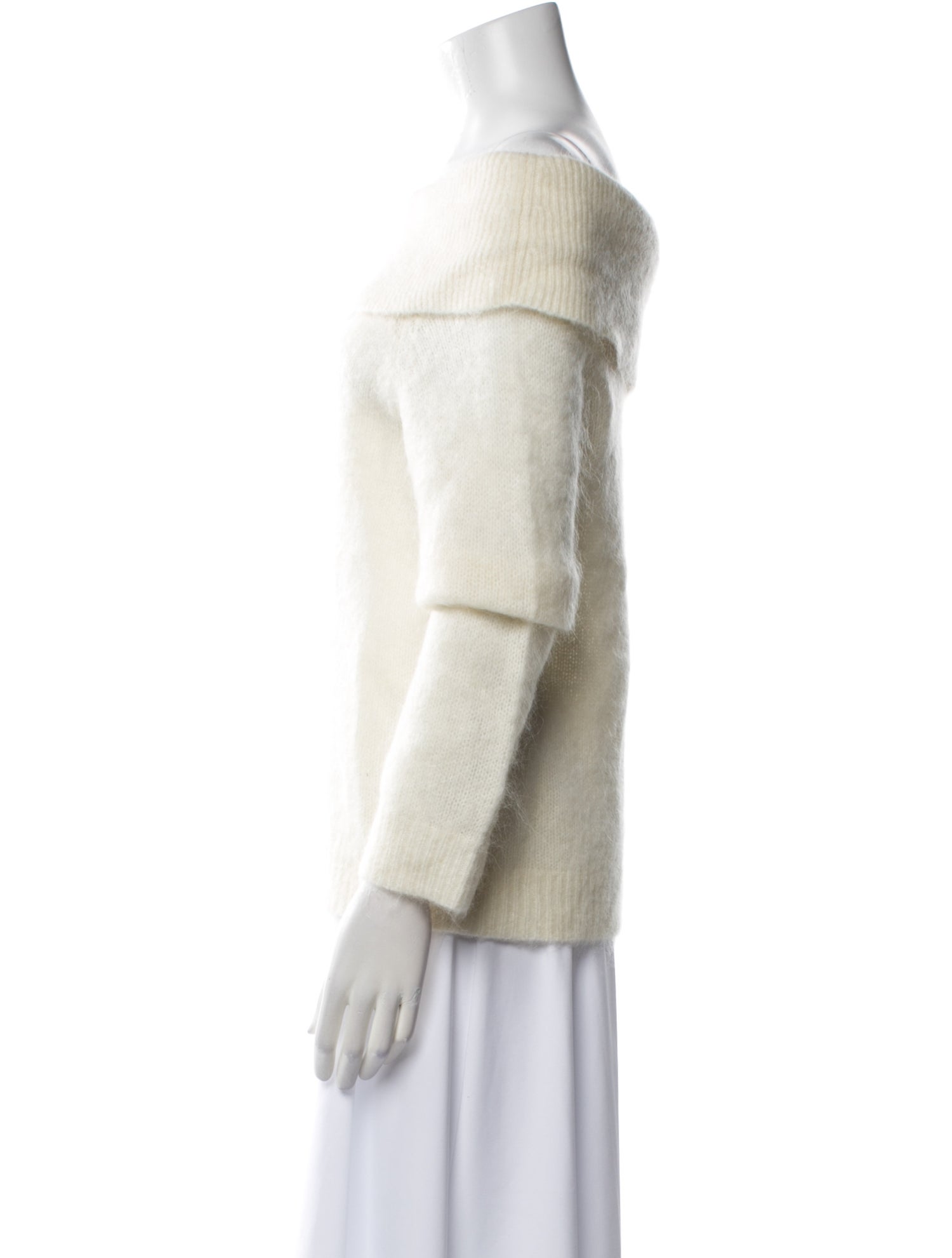 La Maille Sezane Off-The-Shoulder Sweater