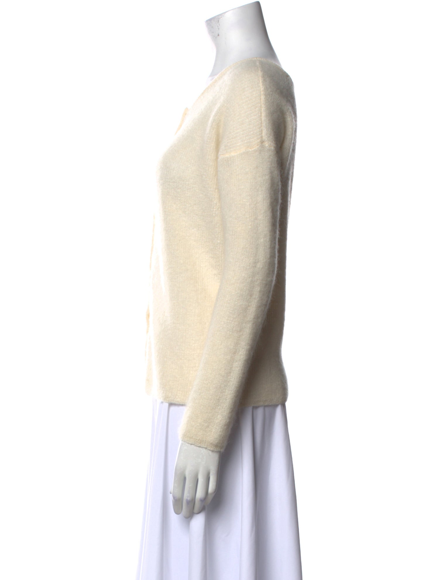 La Maille Sezane Baby Alpaca Scoop Neck Sweater