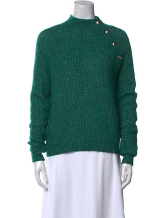 La Maille Sezane Mock Neck Sweater