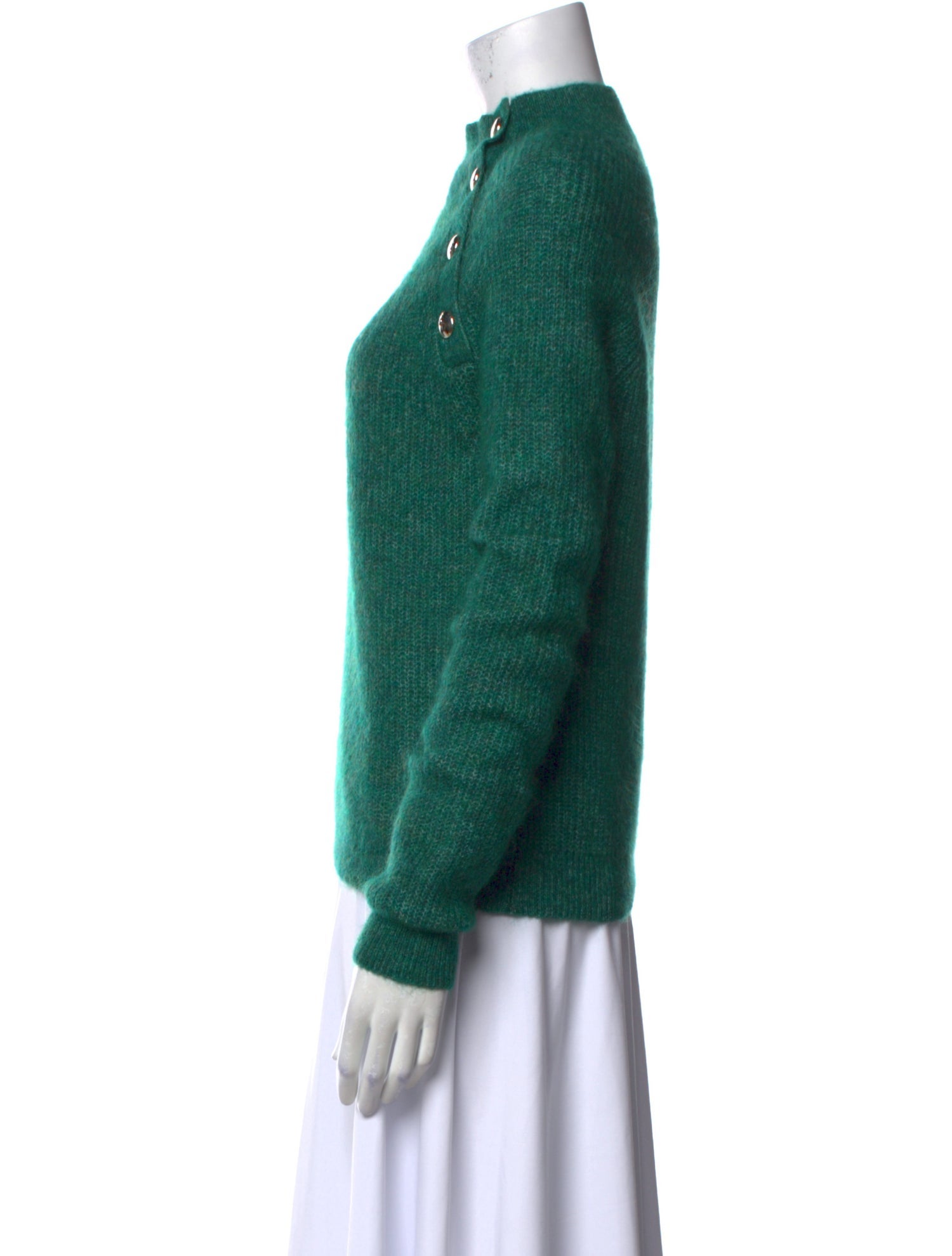 La Maille Sezane Mock Neck Sweater
