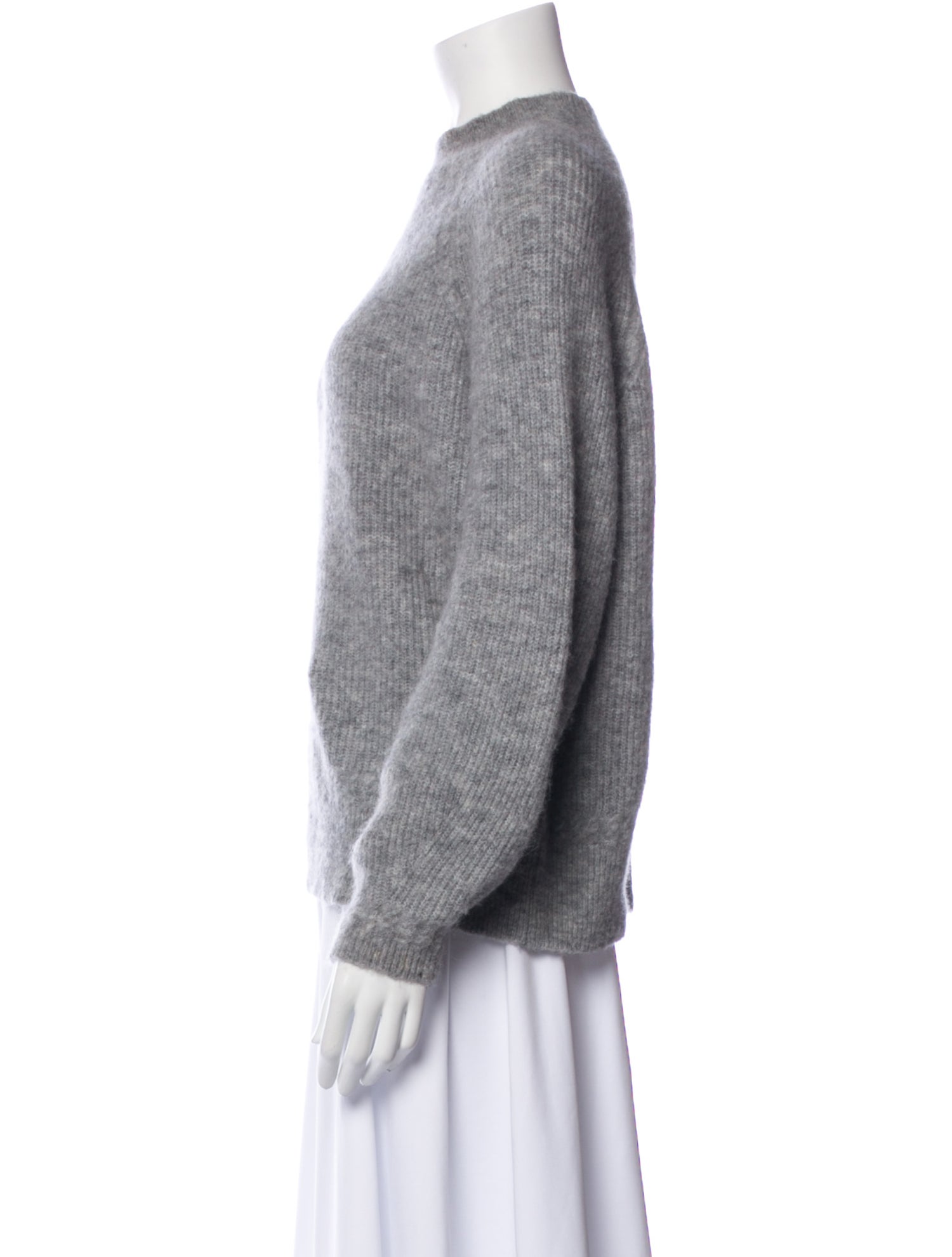 La Maille Sezane Baby Alpaca Crew Neck Sweater