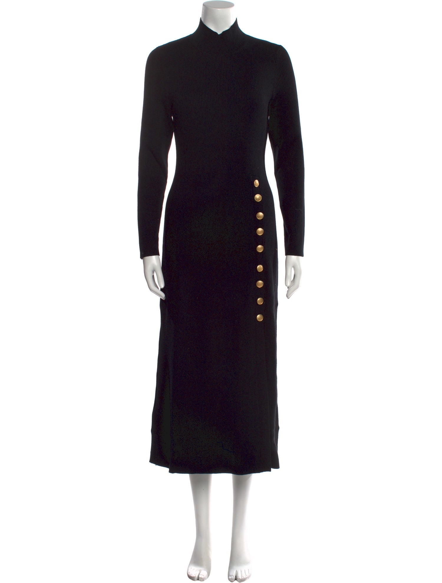 La Maille Sezane Mock Neck Long Dress w/ Tags