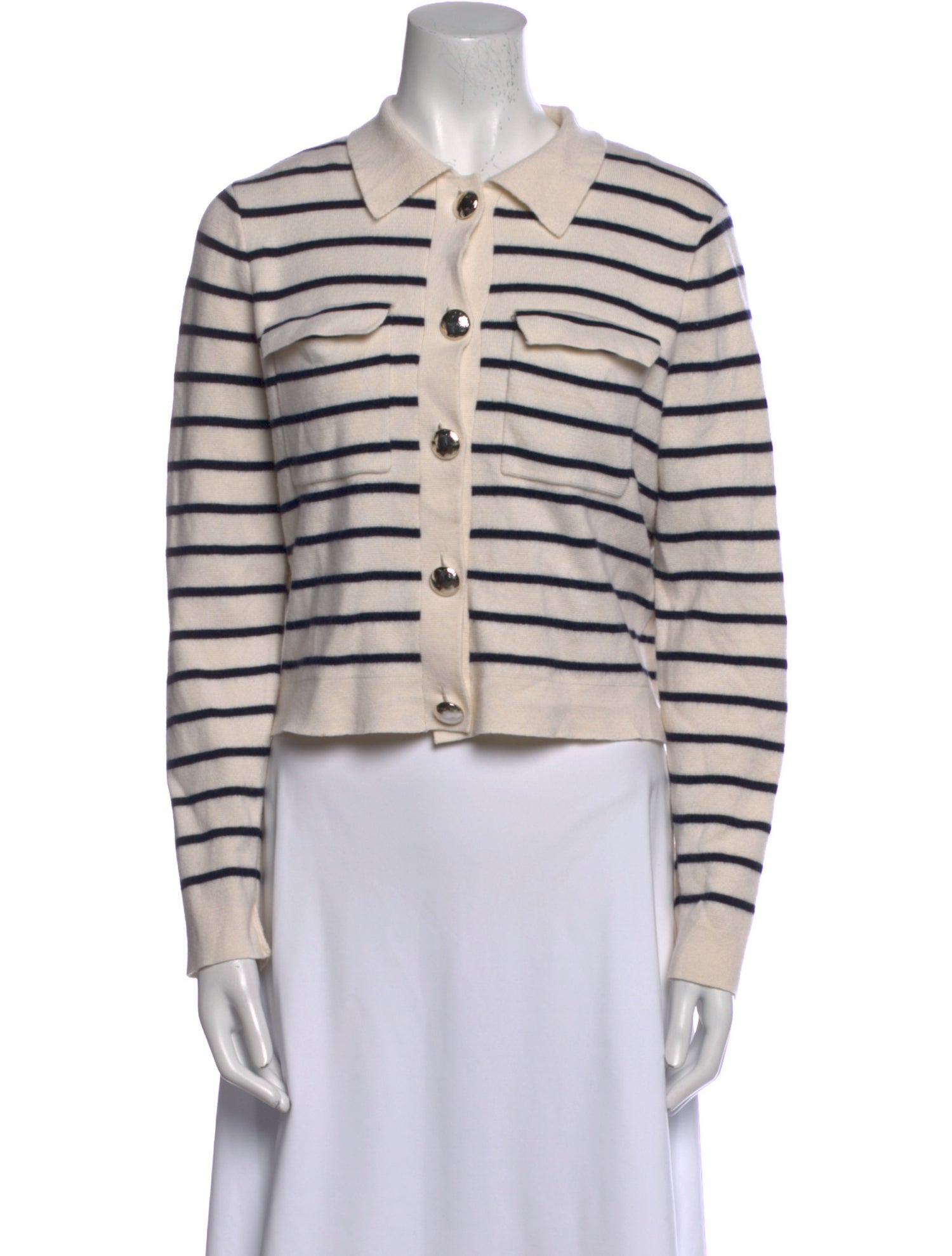 La Maille Sezane Merino Wool Striped Sweater
