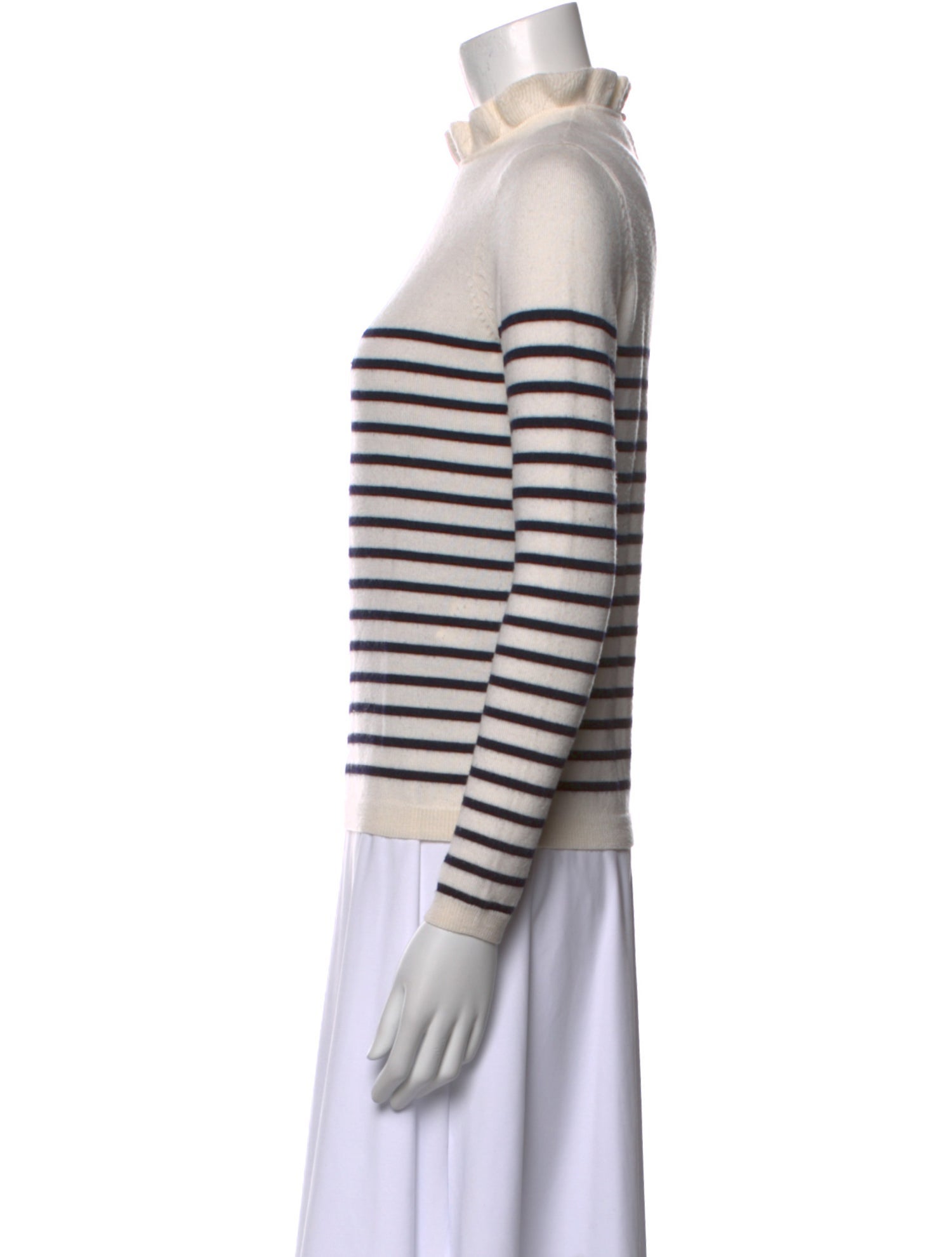 La Maille Sezane Merino Wool Striped Sweater