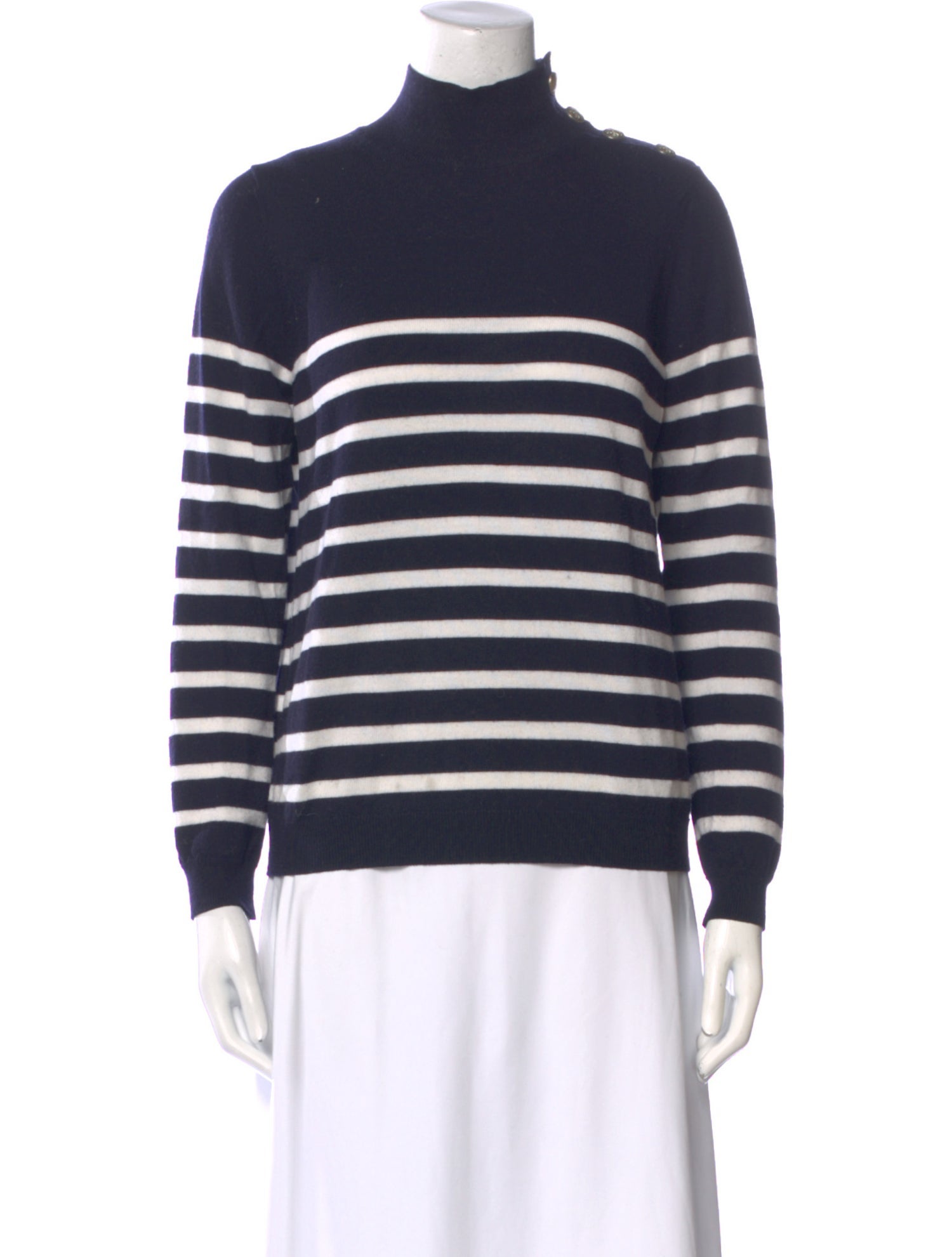 La Maille Sezane Merino Wool Striped Sweater