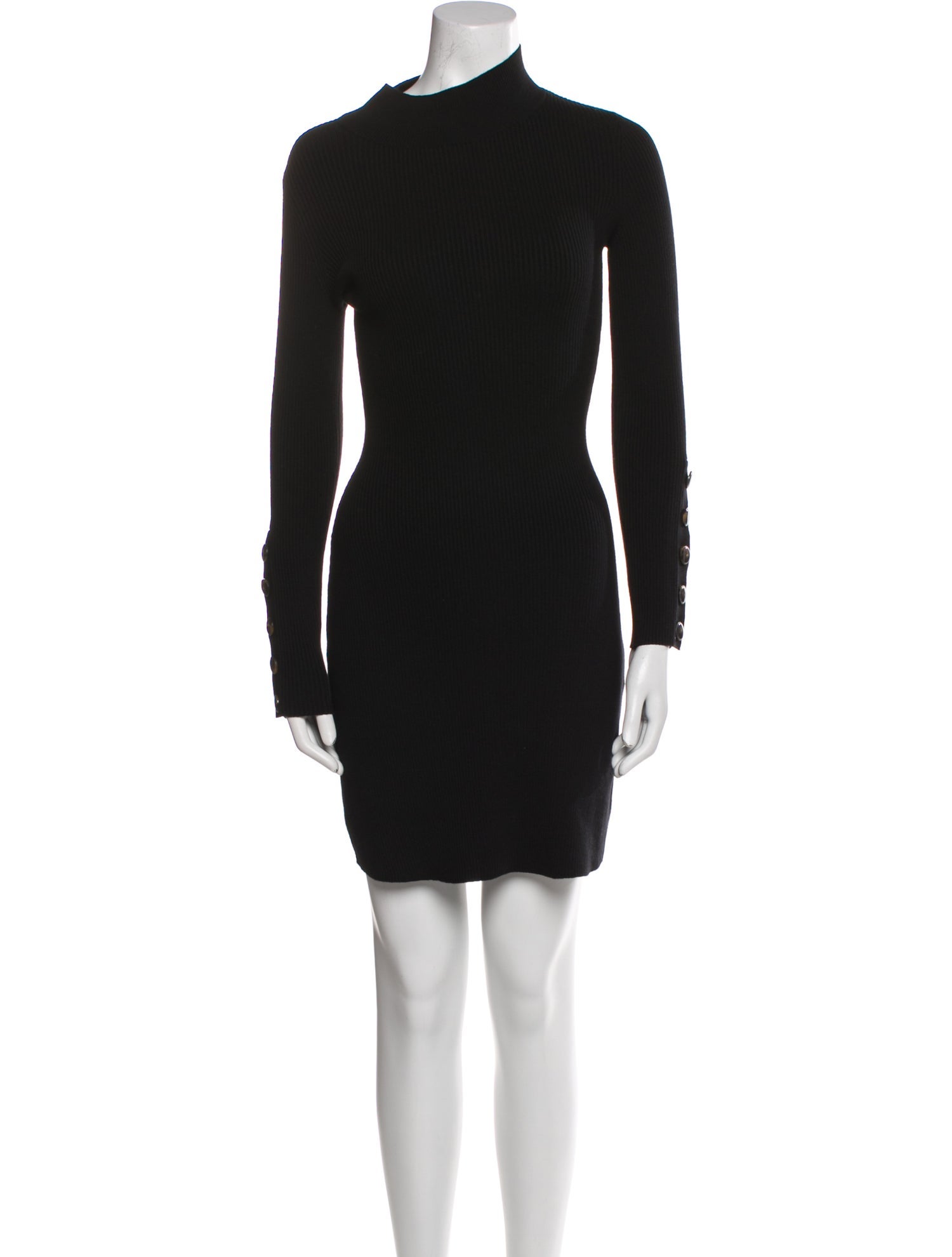 La Maille Sezane Mock Neck Mini Dress w/ Tags