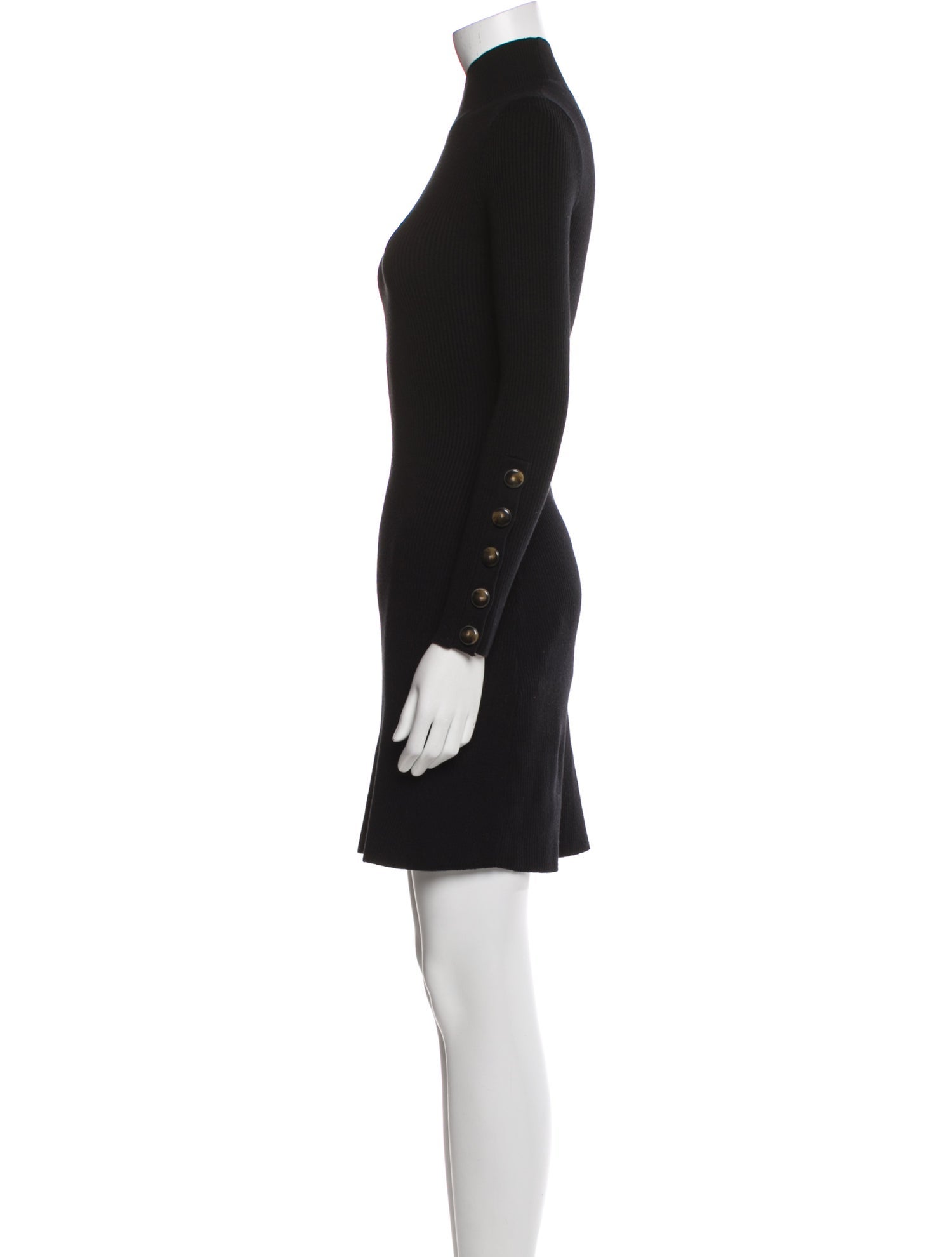 La Maille Sezane Mock Neck Mini Dress w/ Tags