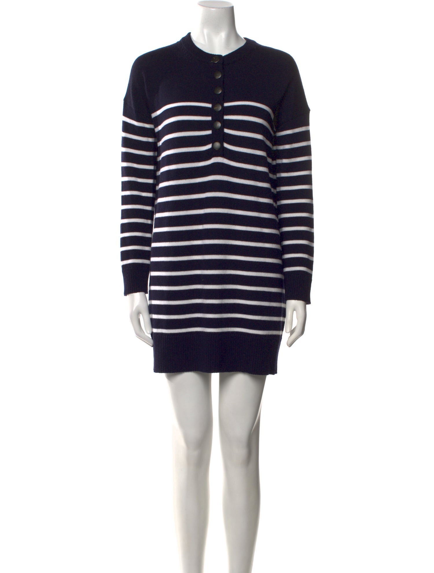 La Maille Sezane Merino Wool Mini Dress