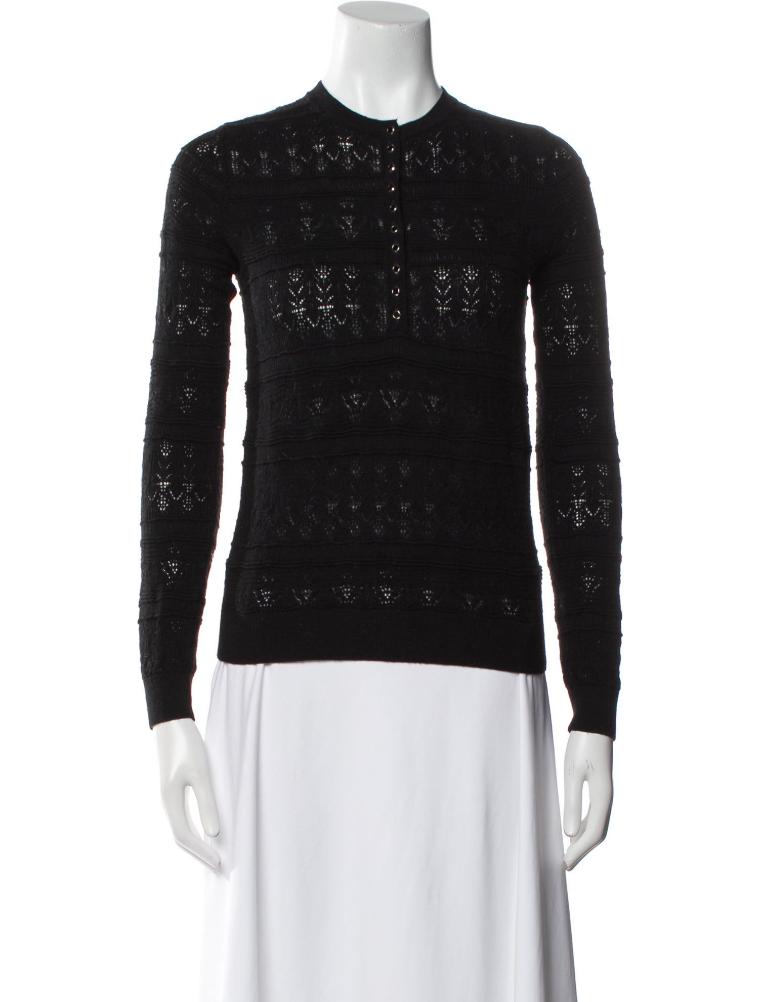 La Maille Sezane Merino Wool Crew Neck Sweater