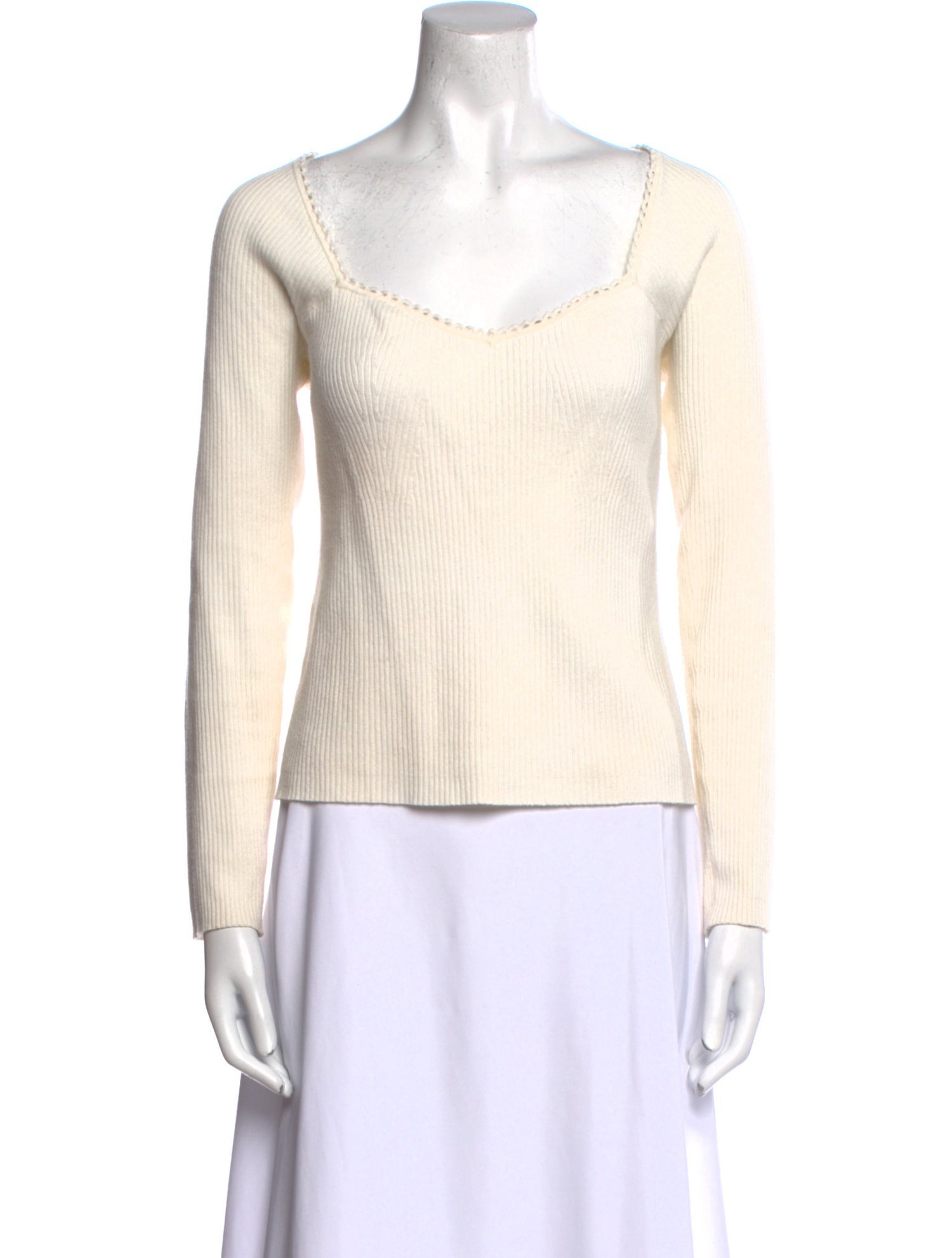 La Maille Sezane Scoop Neck Sweater