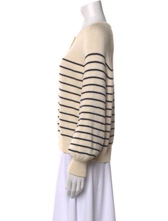 La Maille Sezane Striped Scoop Neck Sweater