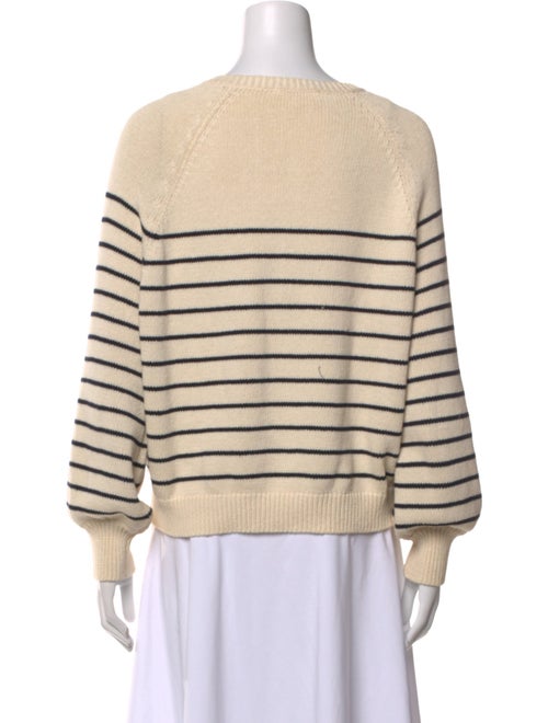 La Maille Sezane Striped Scoop Neck Sweater