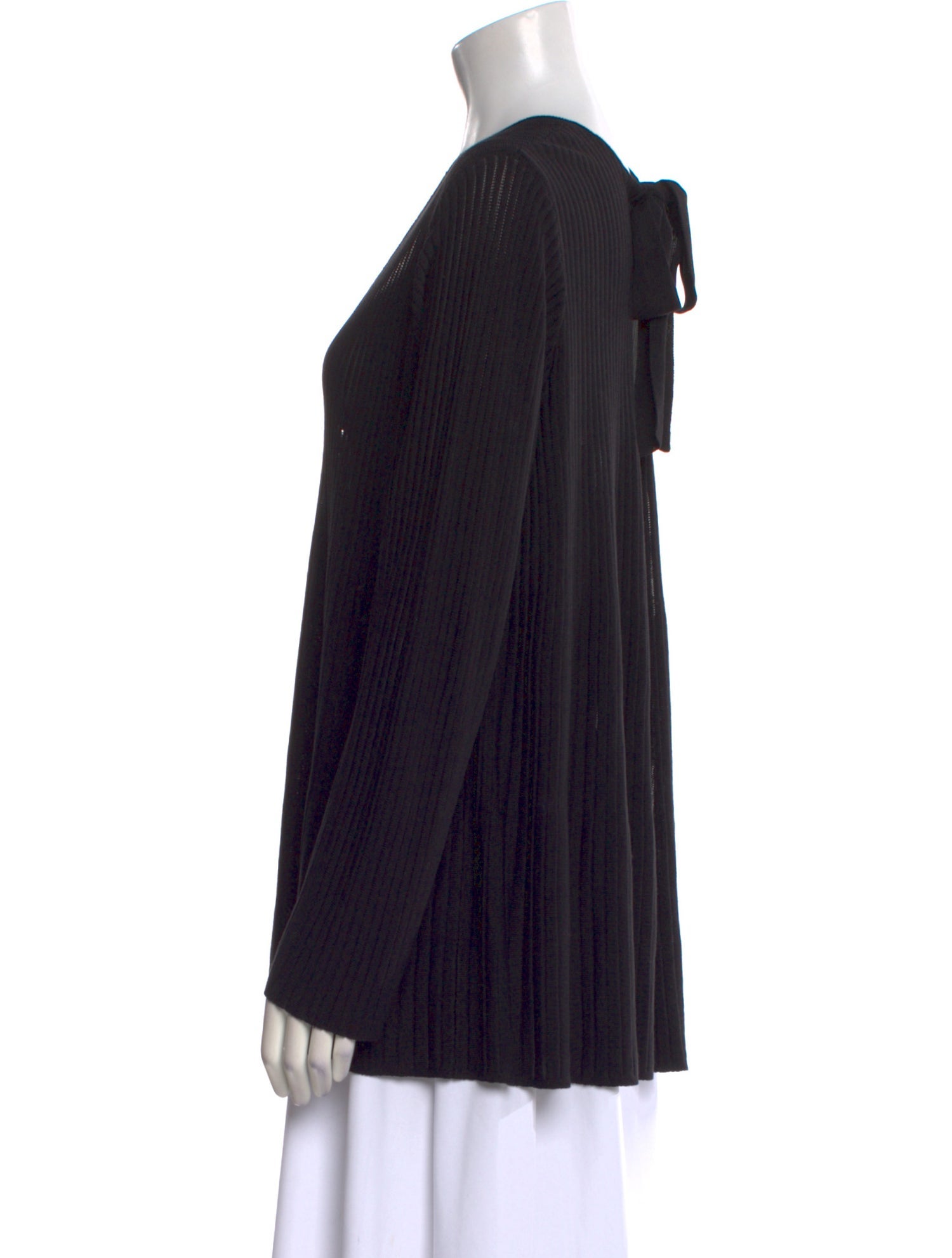 La Maille Sezane V-Neck Long Sleeve Tunic