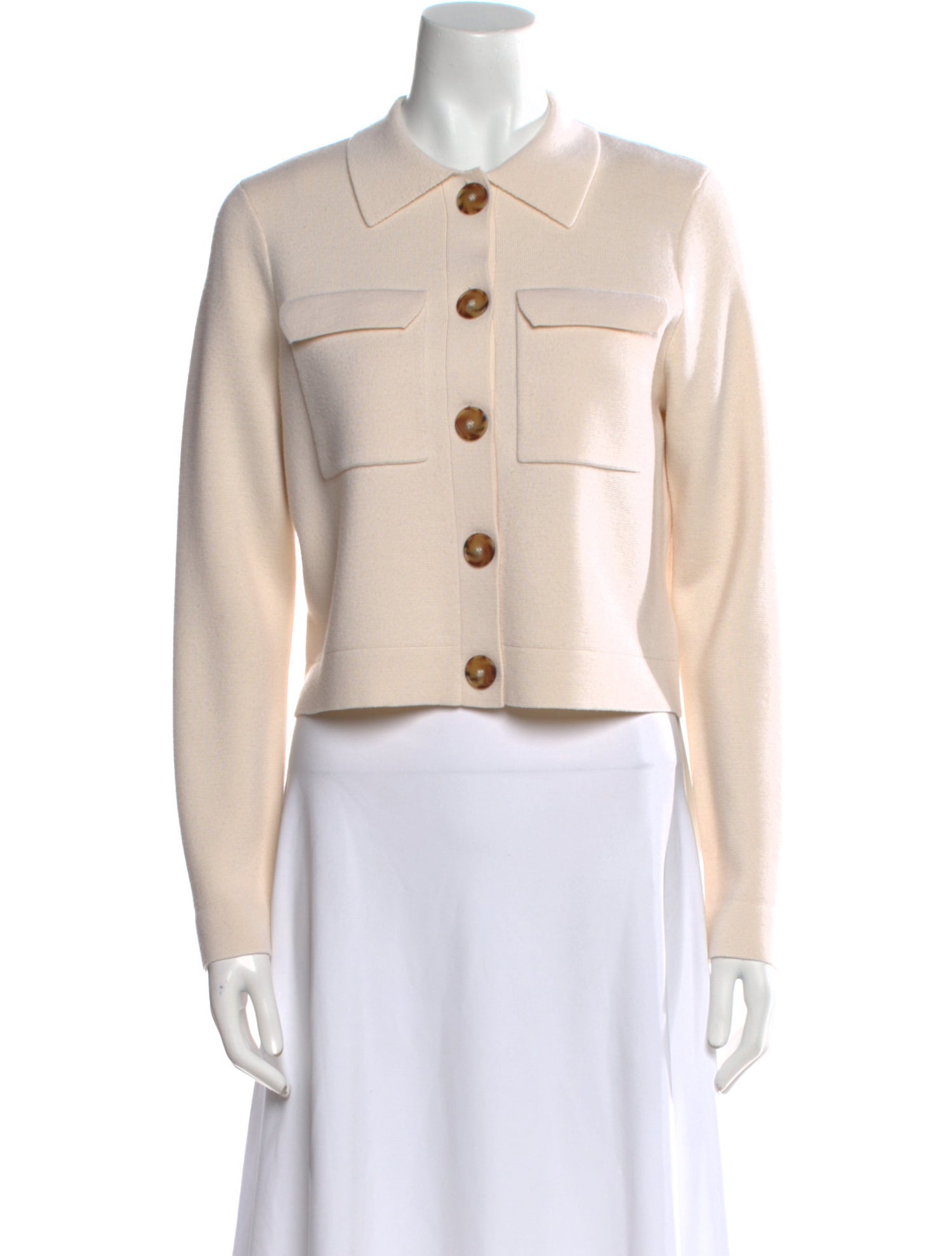 La Maille Sezane Merino Wool Crew Neck Sweater