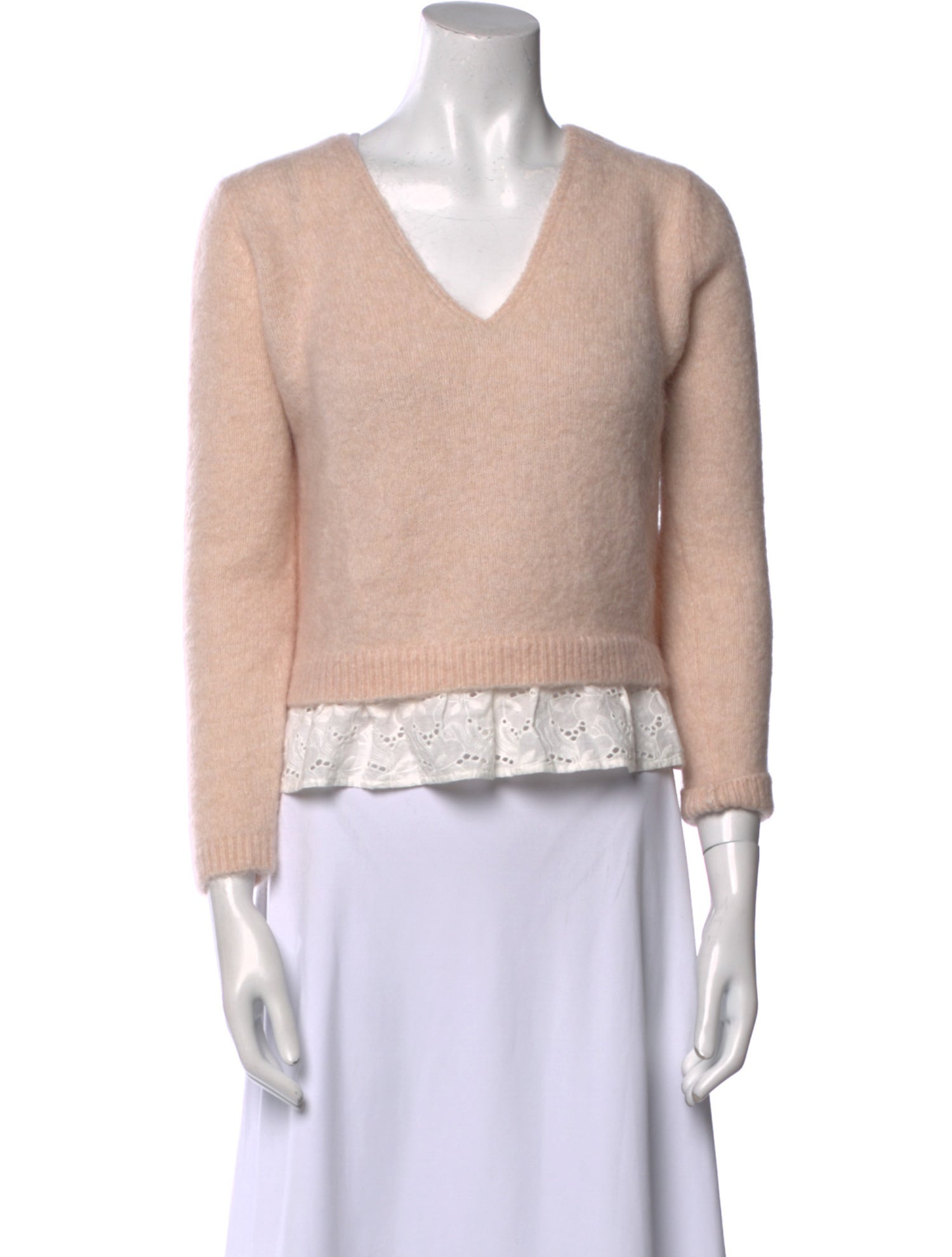 La Maille Sezane V-Neck Sweater