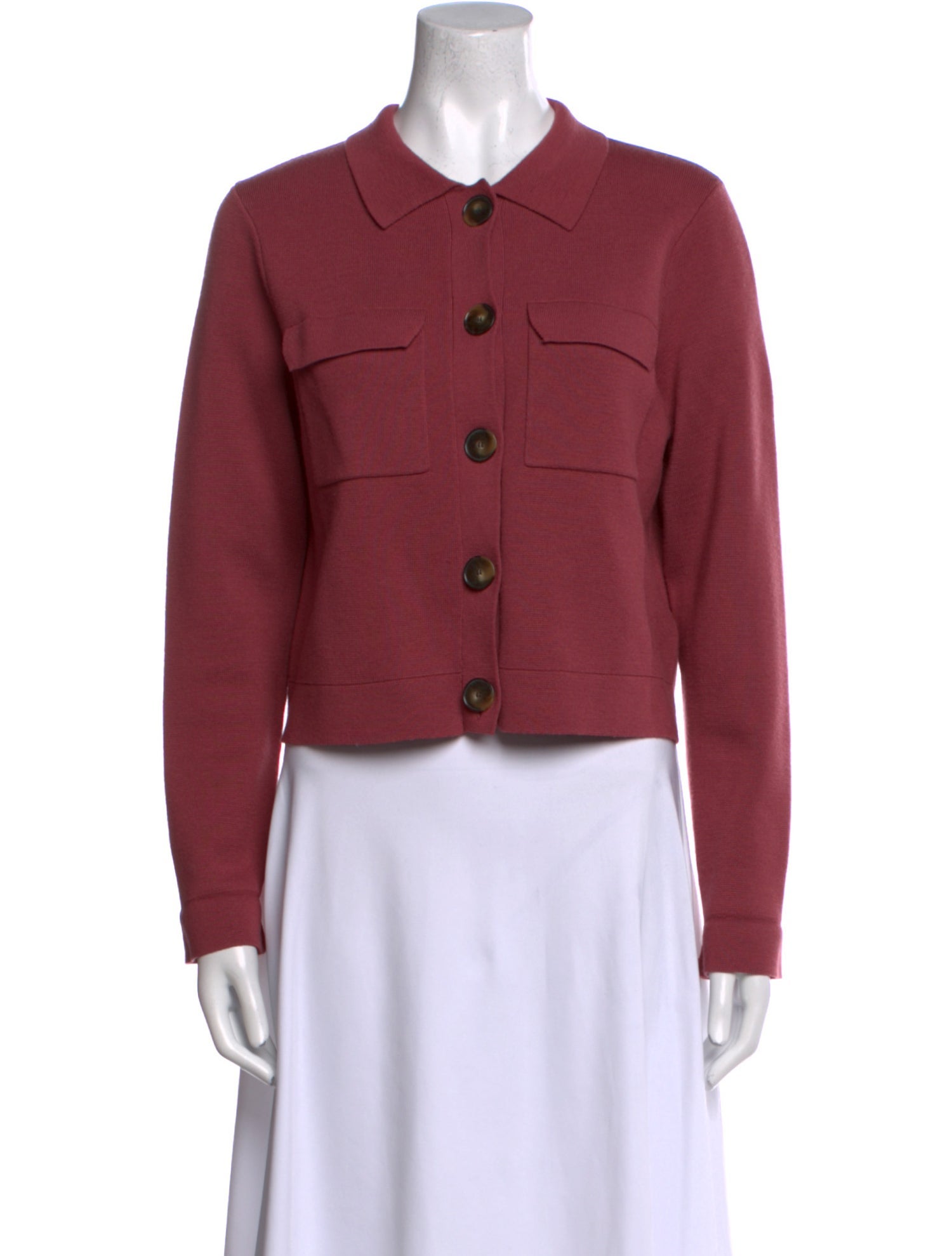 La Maille Sezane Merino Wool Crew Neck Sweater