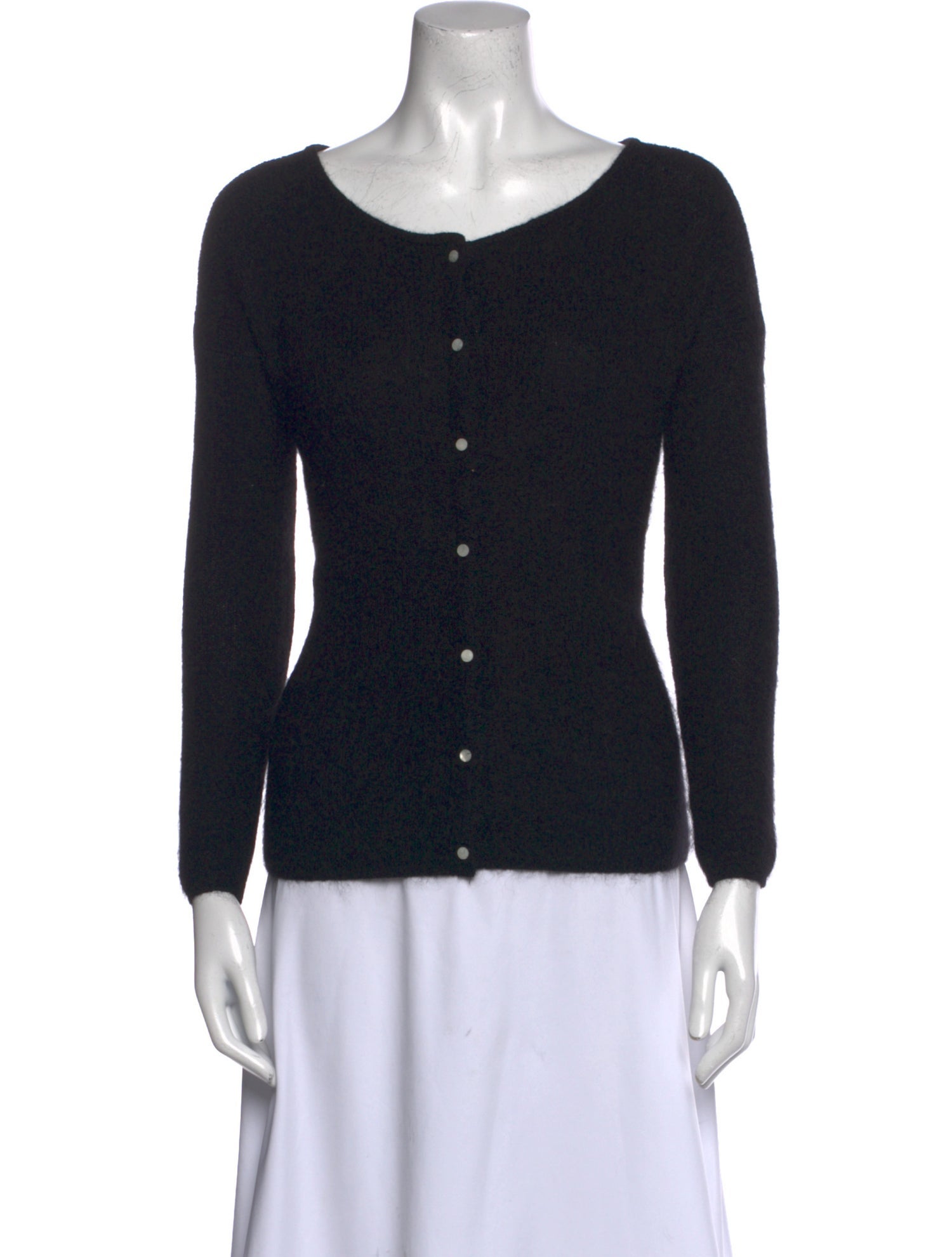 La Maille Sezane Mohair Scoop Neck Sweater