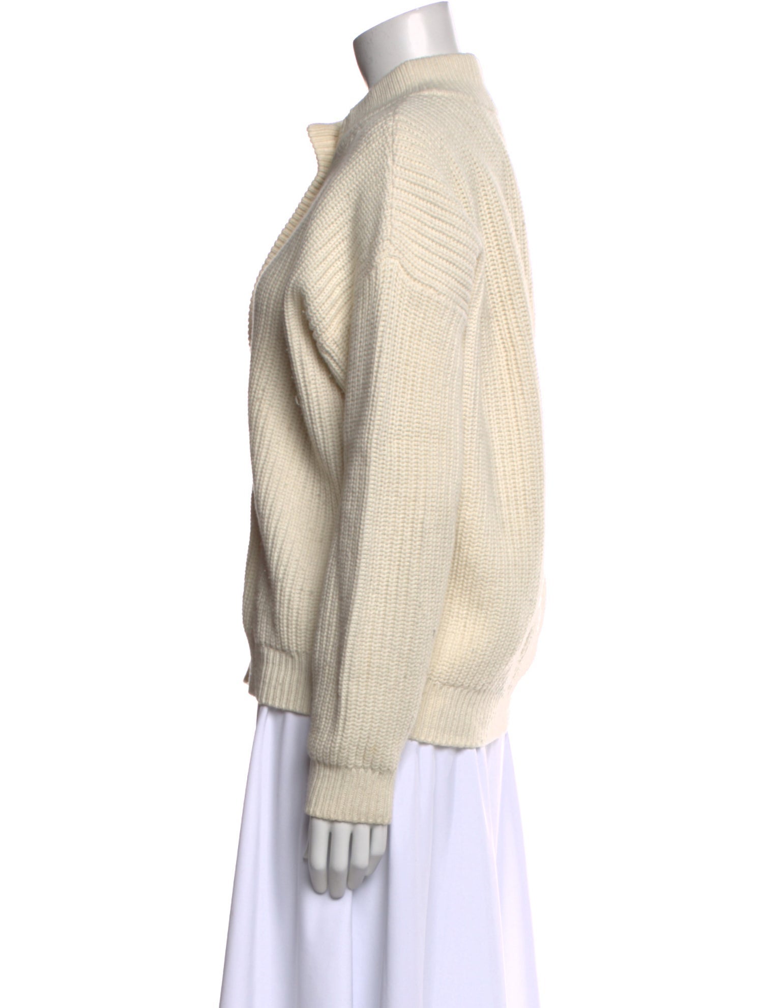 La Maille Sezane Mock Neck Sweater