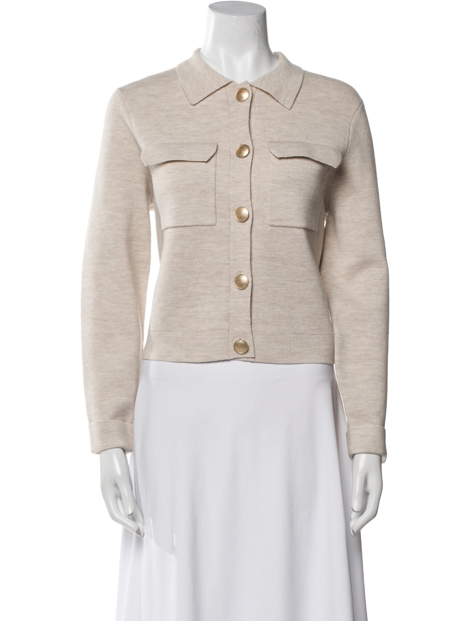 La Maille Sezane Merino Wool Jacket