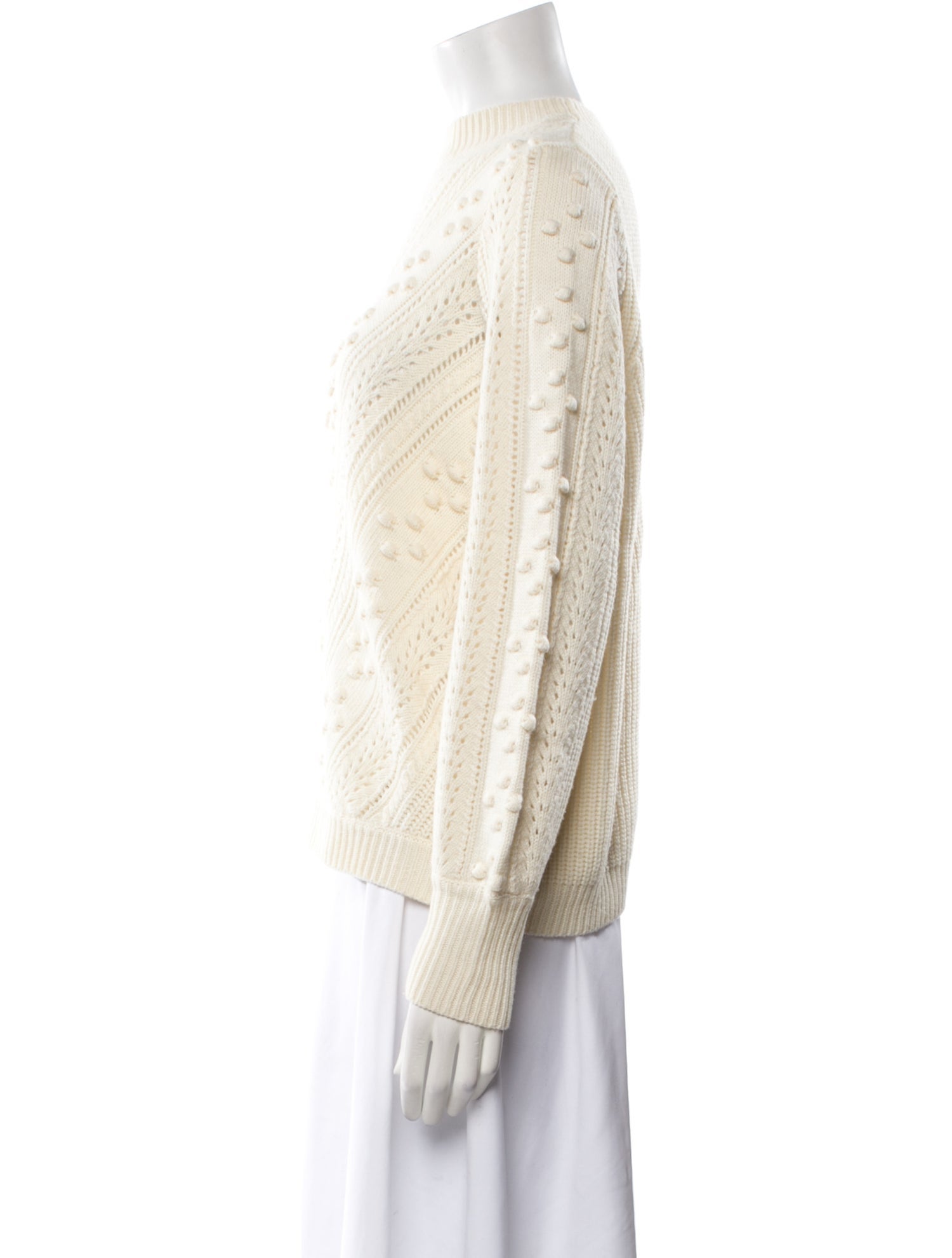 La Maille Sezane Mock Neck Sweater