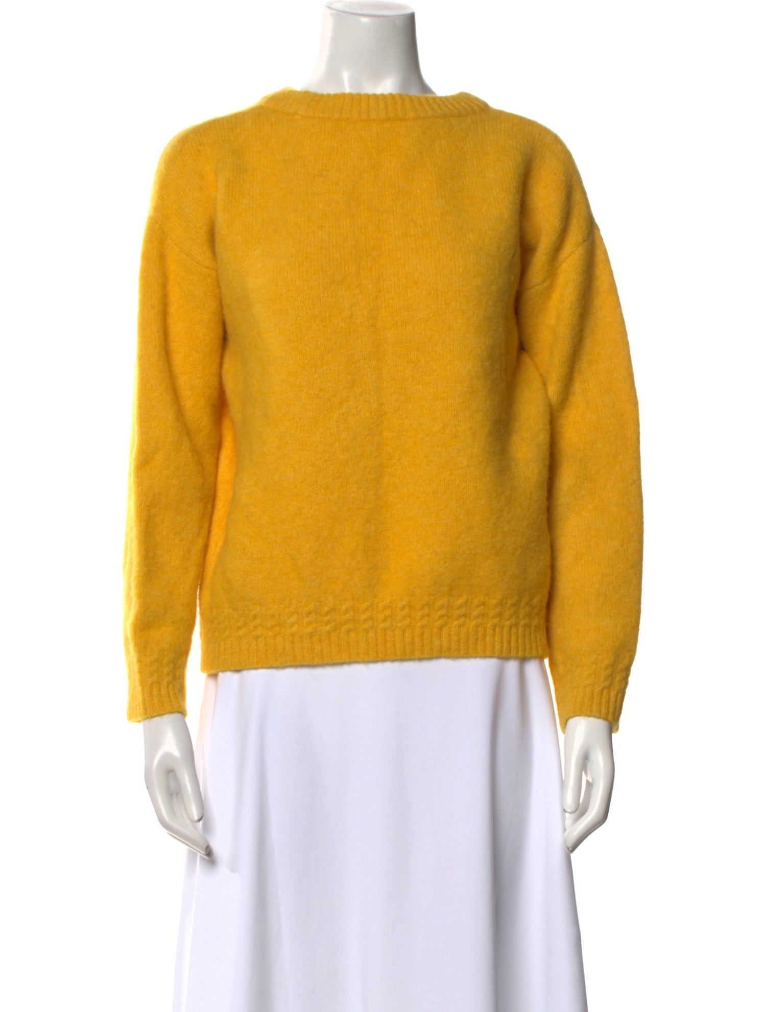 La Maille Sezane Baby Alpaca Crew Neck Sweater