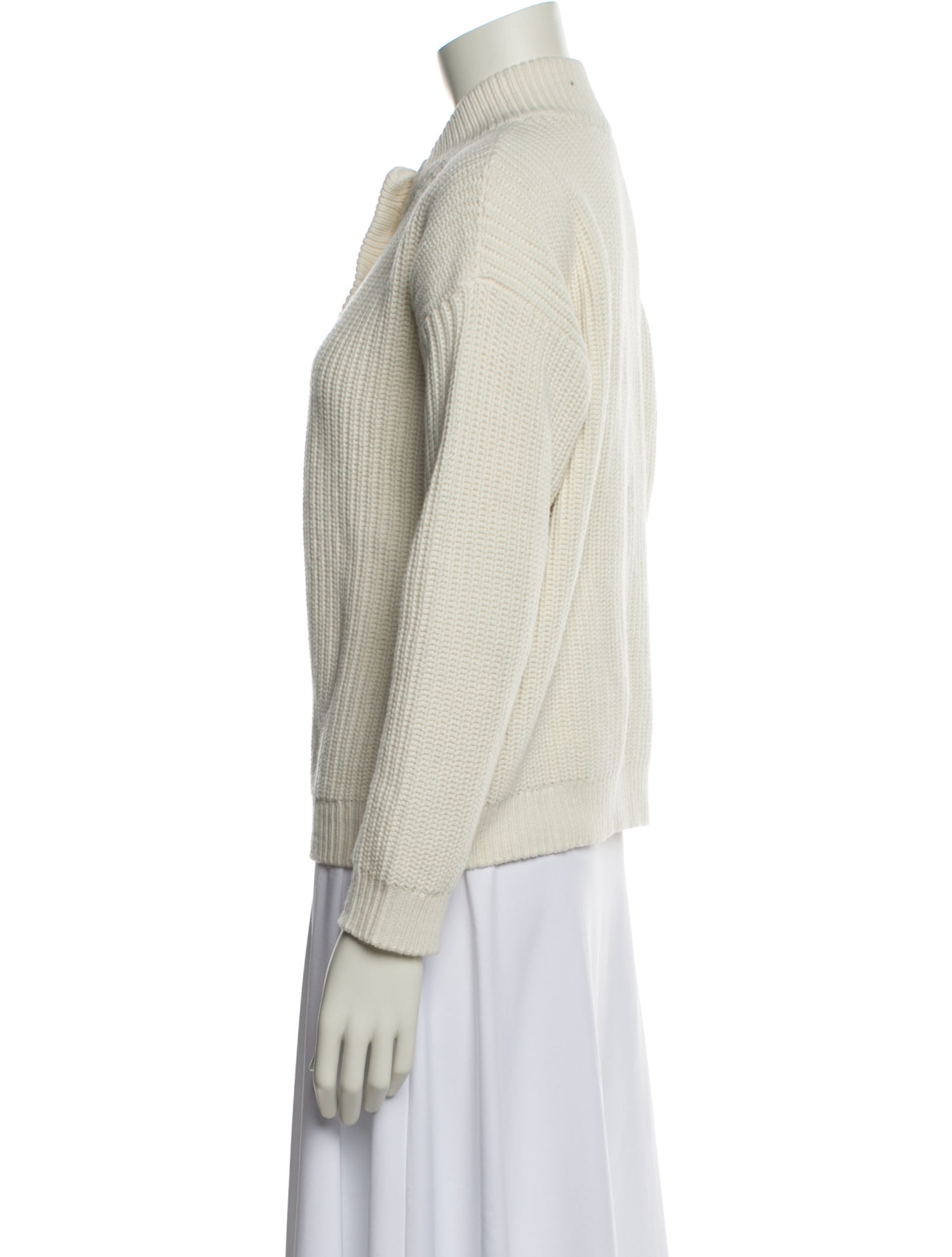 La Maille Sezane Mock Neck Sweater