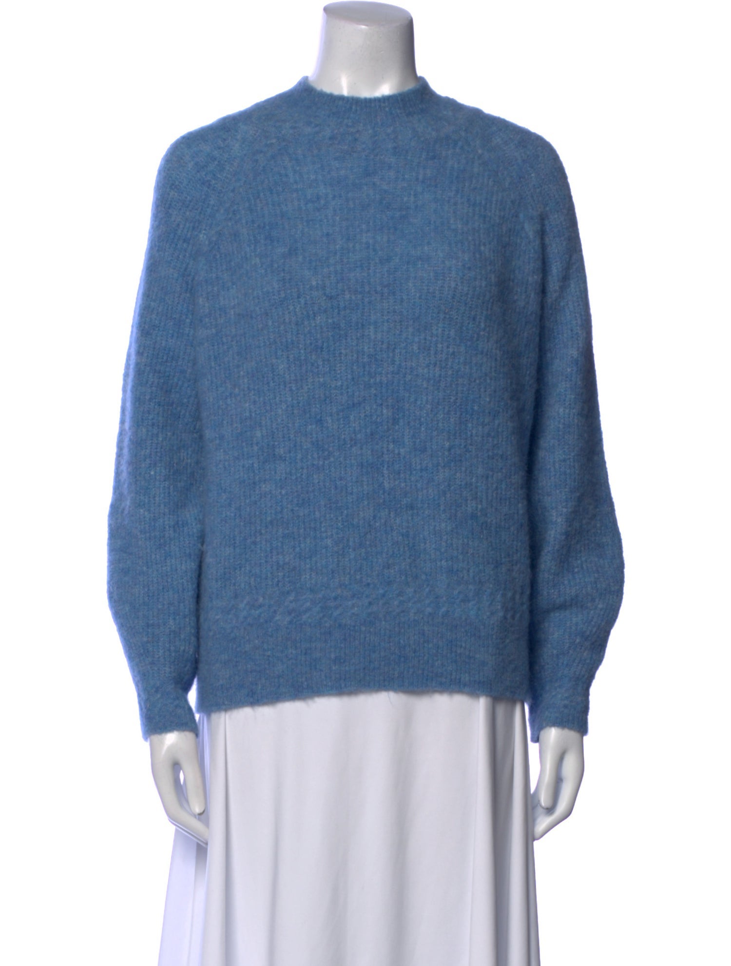 La Maille Sezane Baby Alpaca Crew Neck Sweater