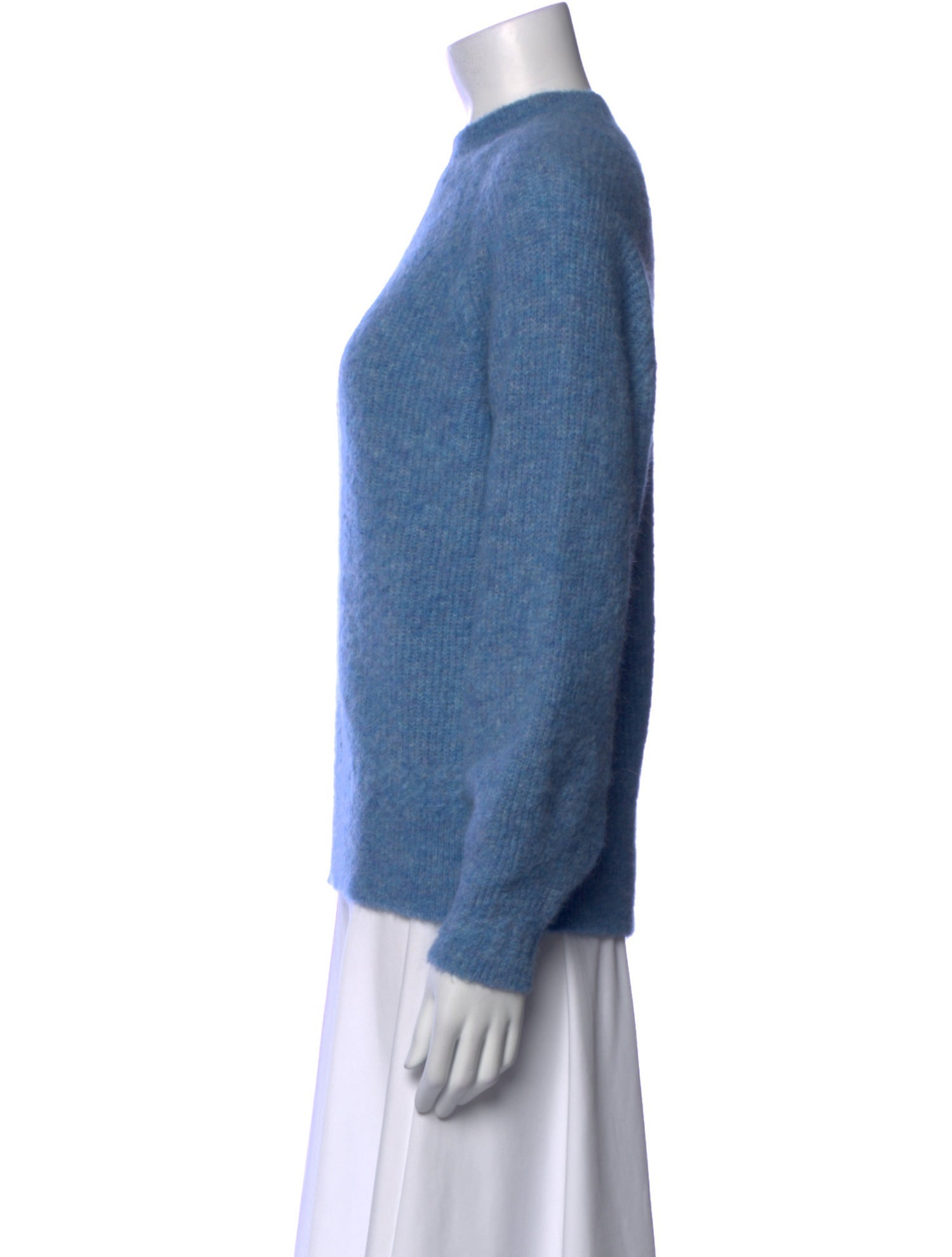 La Maille Sezane Baby Alpaca Crew Neck Sweater