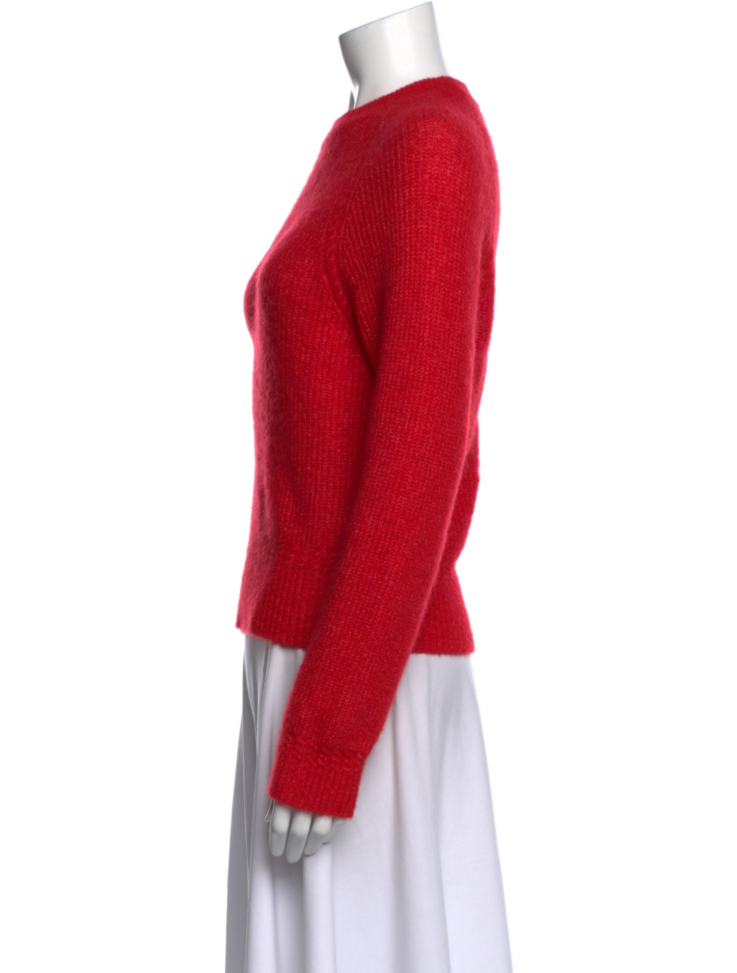 La Maille Sezane Baby Alpaca Crew Neck Sweater