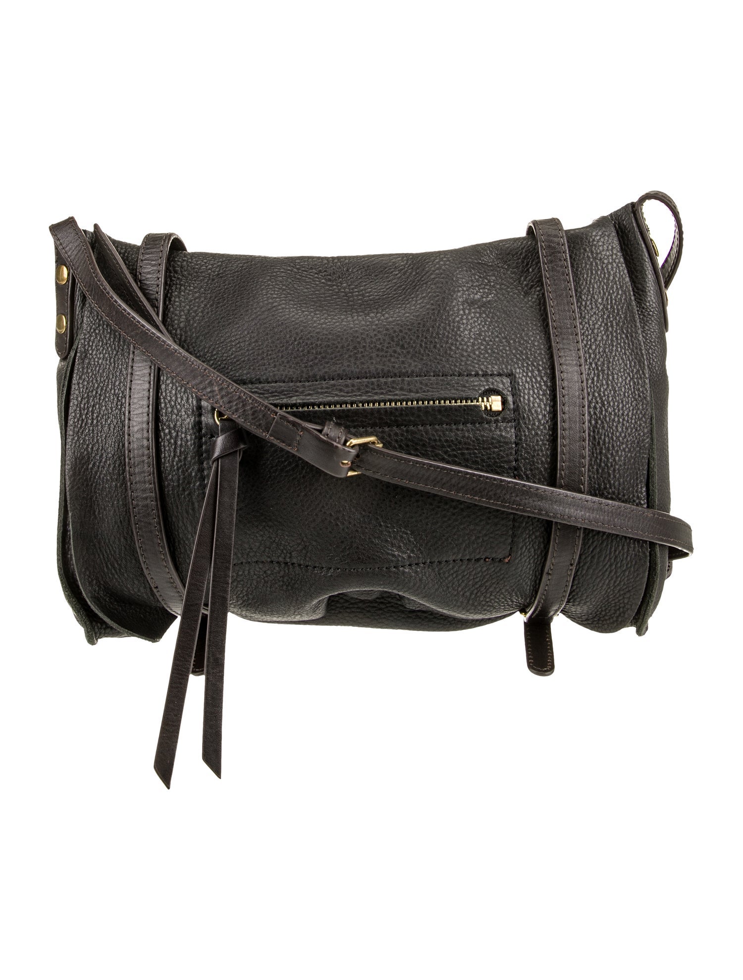 Linea Pelle Leather Messenger Bag