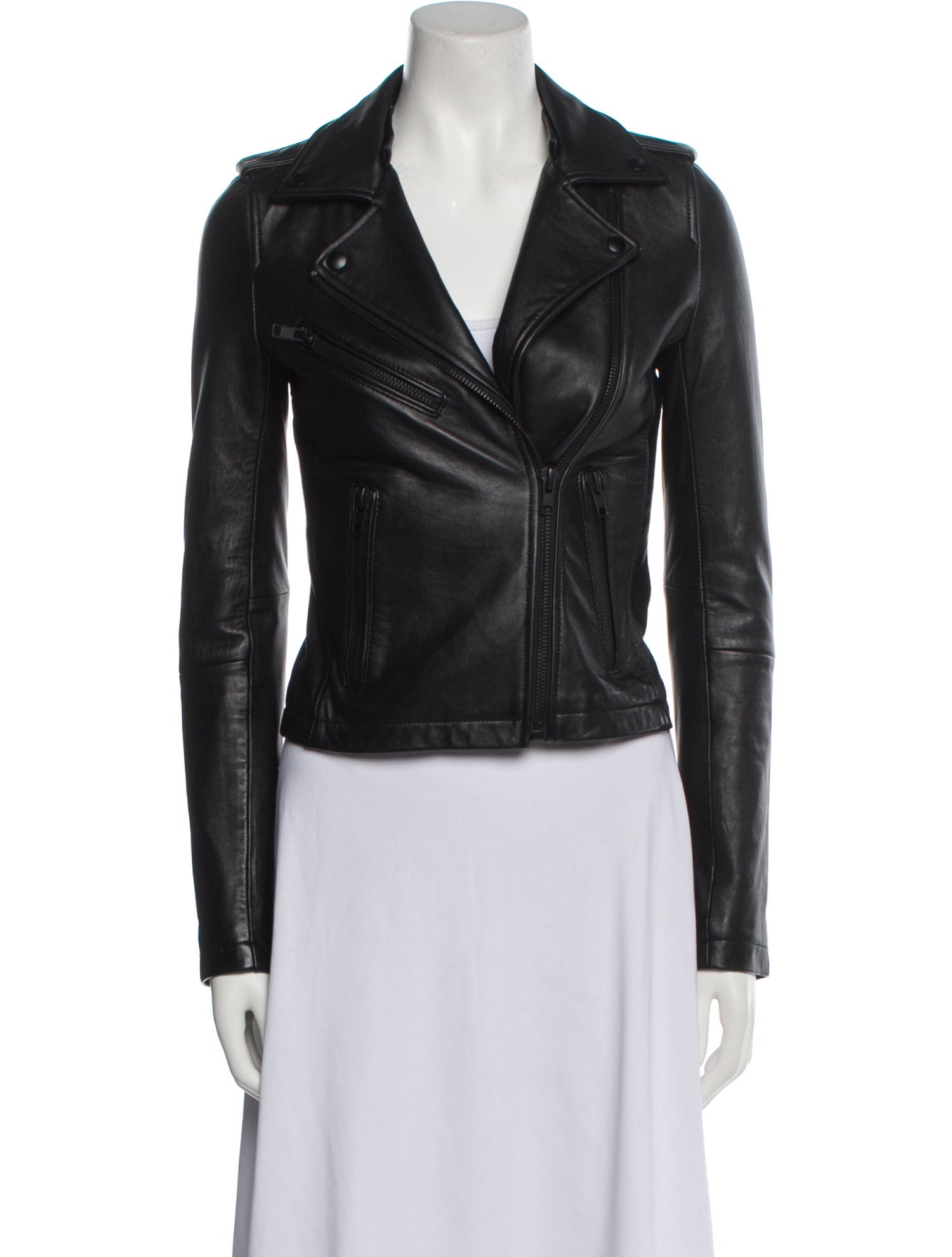Linea Pelle Leather Biker Jacket