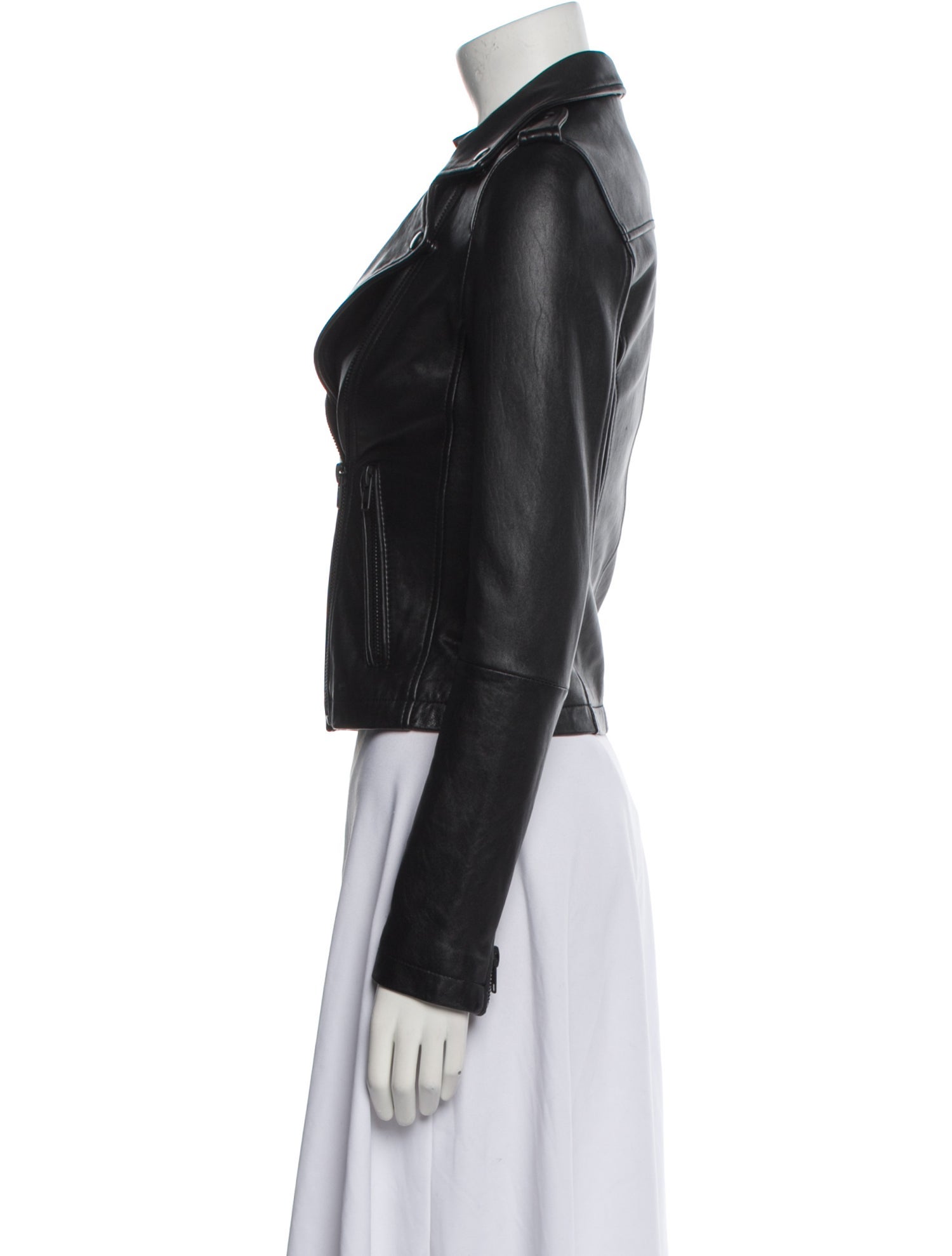Linea Pelle Leather Biker Jacket