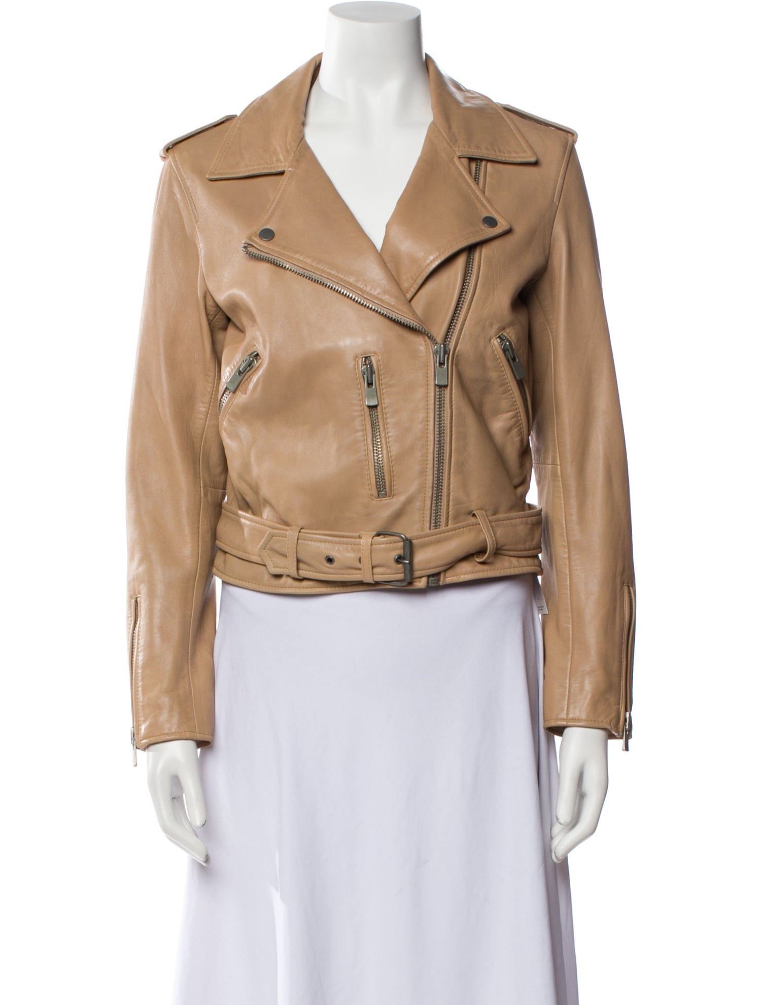 Linea Pelle Leather Biker Jacket