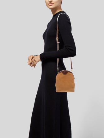 Linea Pelle Suede Crossbody Bag