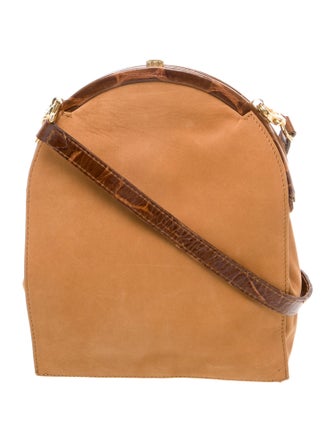 Linea Pelle Suede Crossbody Bag