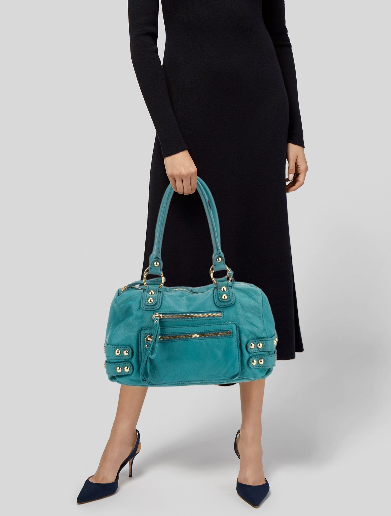 Linea Pelle Leather Shoulder Bag