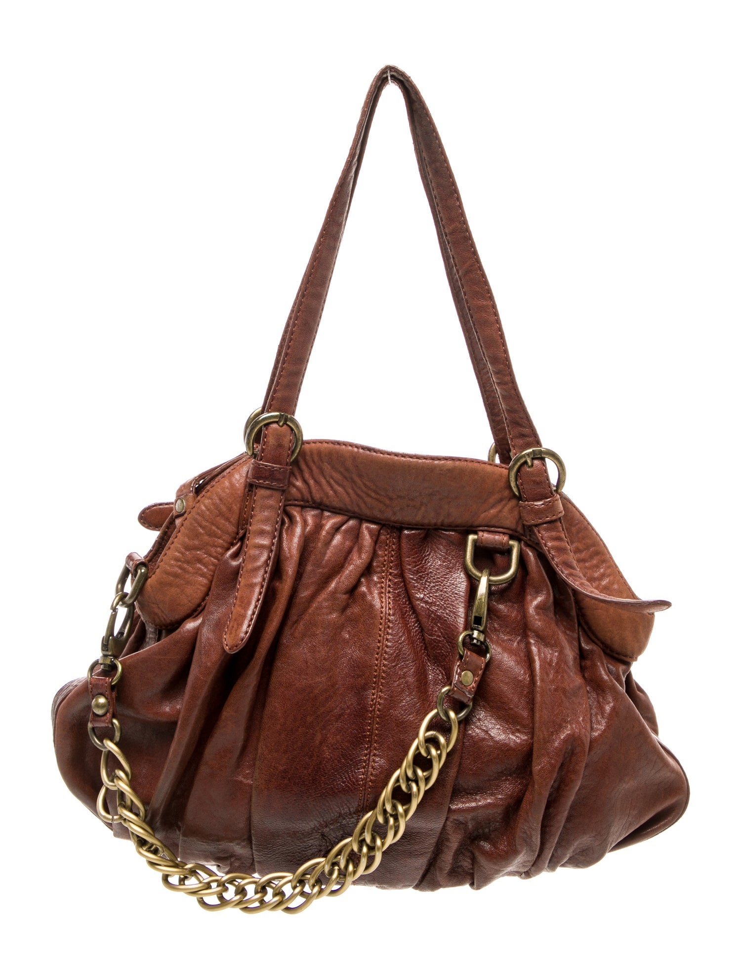 Linea Pelle Leather Bucket Bag