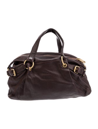 Linea Pelle Leather Top Handle Bag