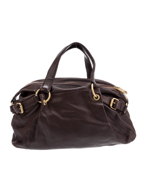 Linea Pelle Leather Top Handle Bag
