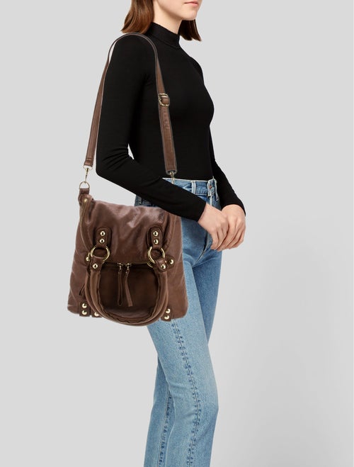 Linea Pelle Leather Top Handle Bag