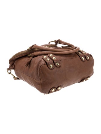 Linea Pelle Leather Top Handle Bag