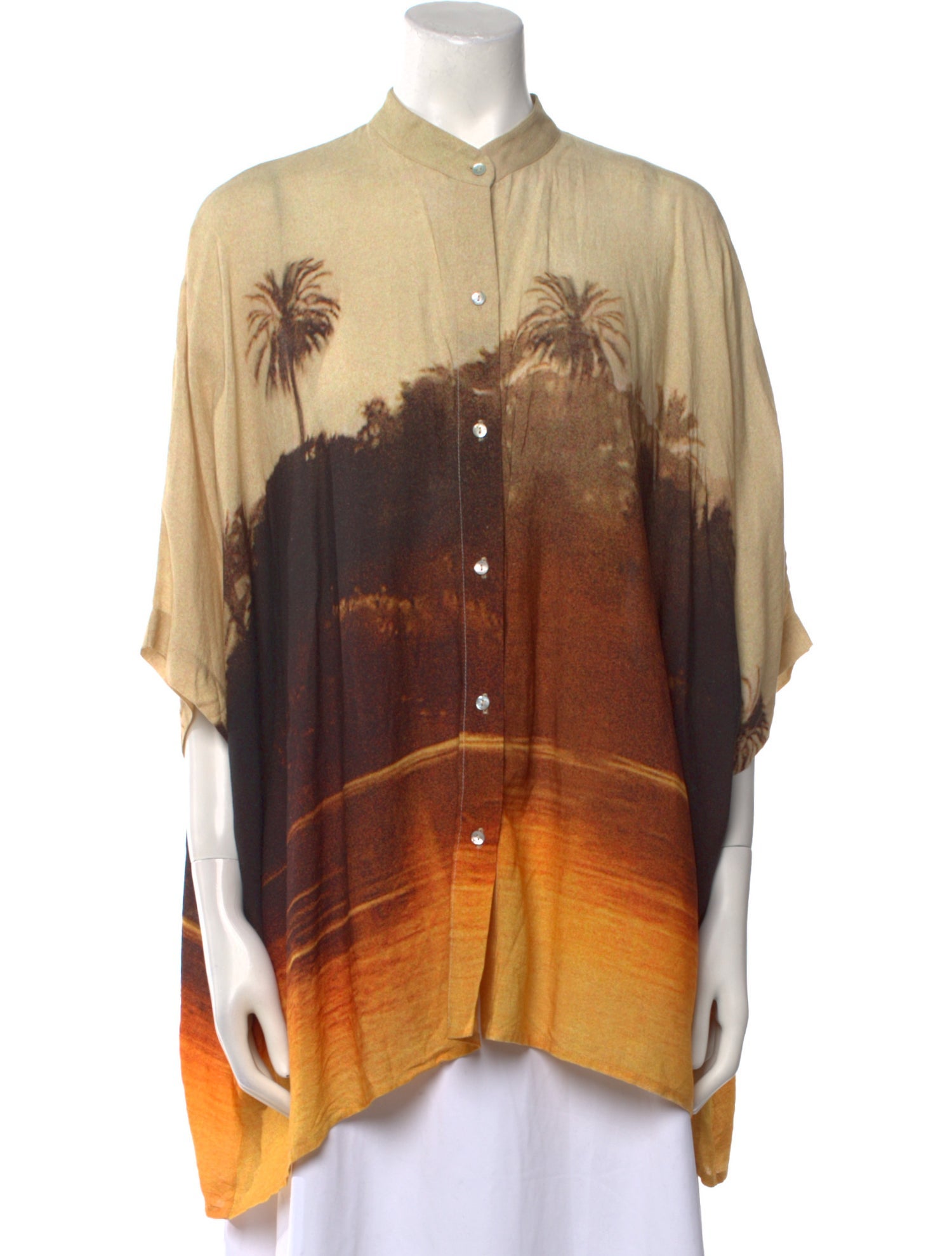 Lenny Niemeyer Printed Mock Neck Tunic